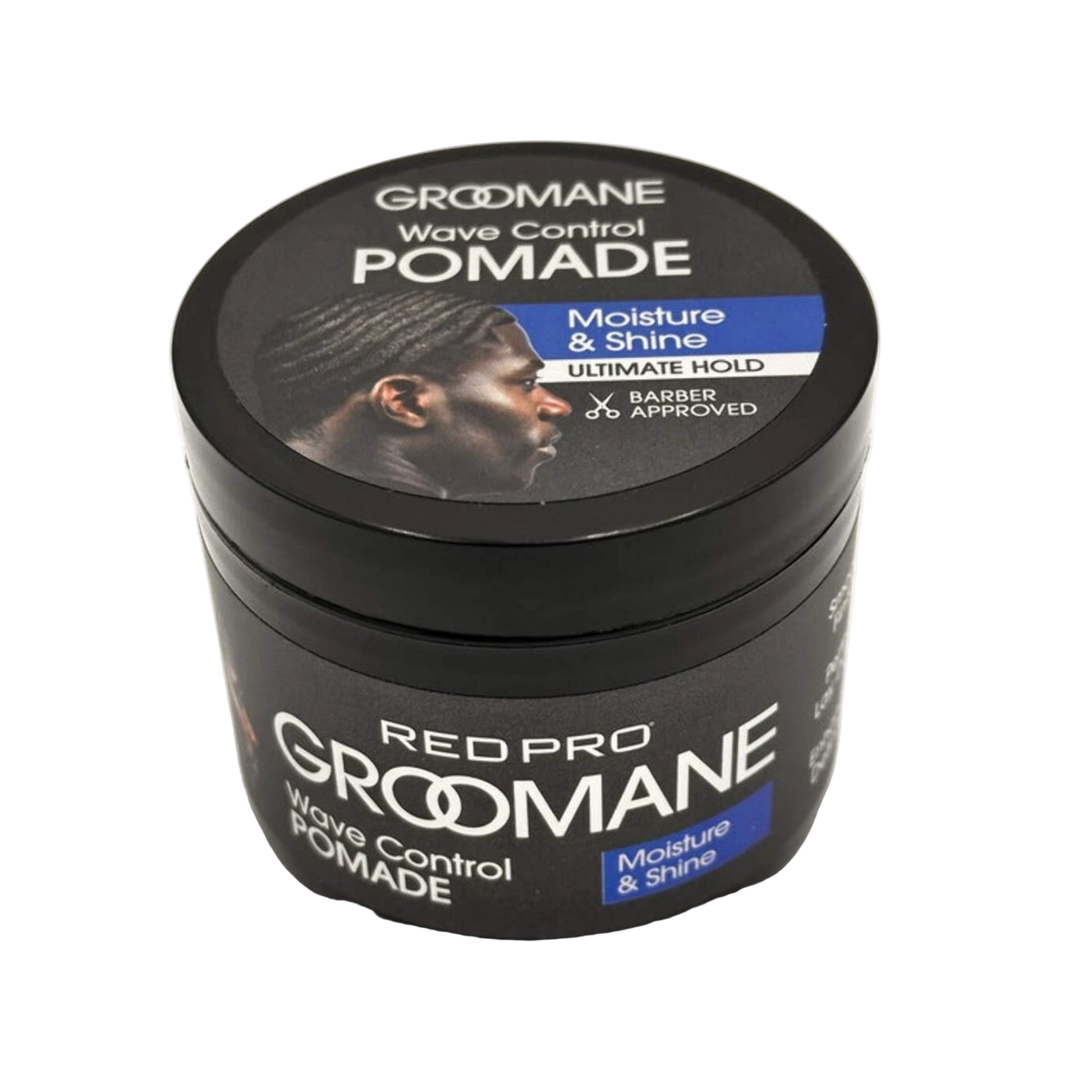Moisture & Shine Wave Control Pomade 3 oz – strong hold, hydrating formula for defined 360 waves