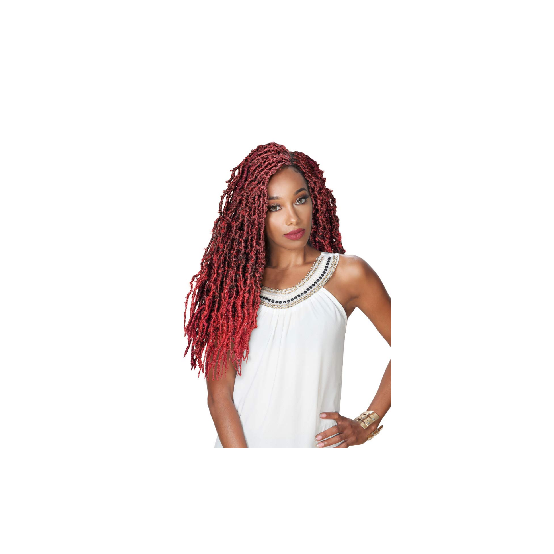 Butterfly locs 20 inch crochet hair in SOM27/30