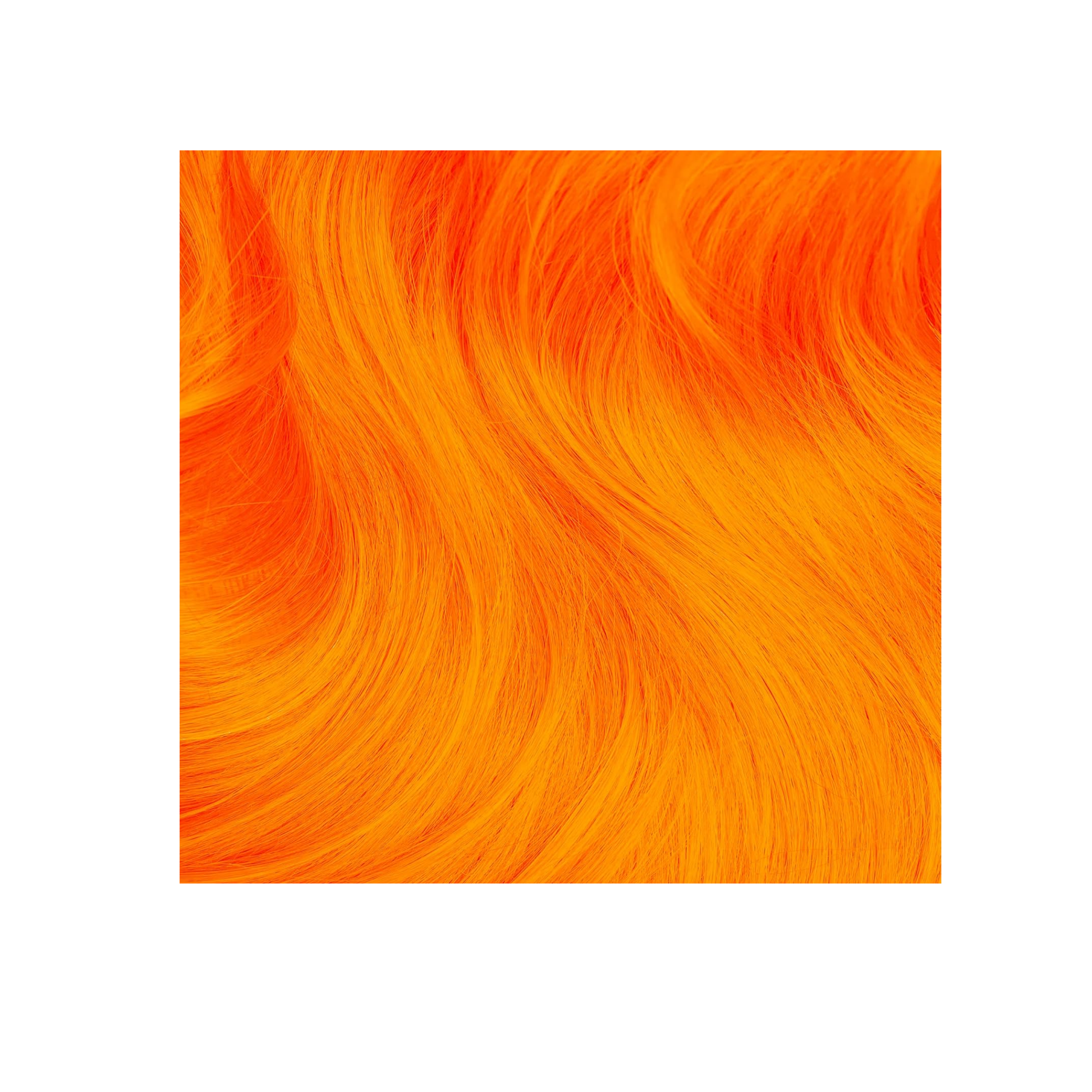 3x formation natural touch pre-stretched braid in Tangerine color with light yaky texture and full volume