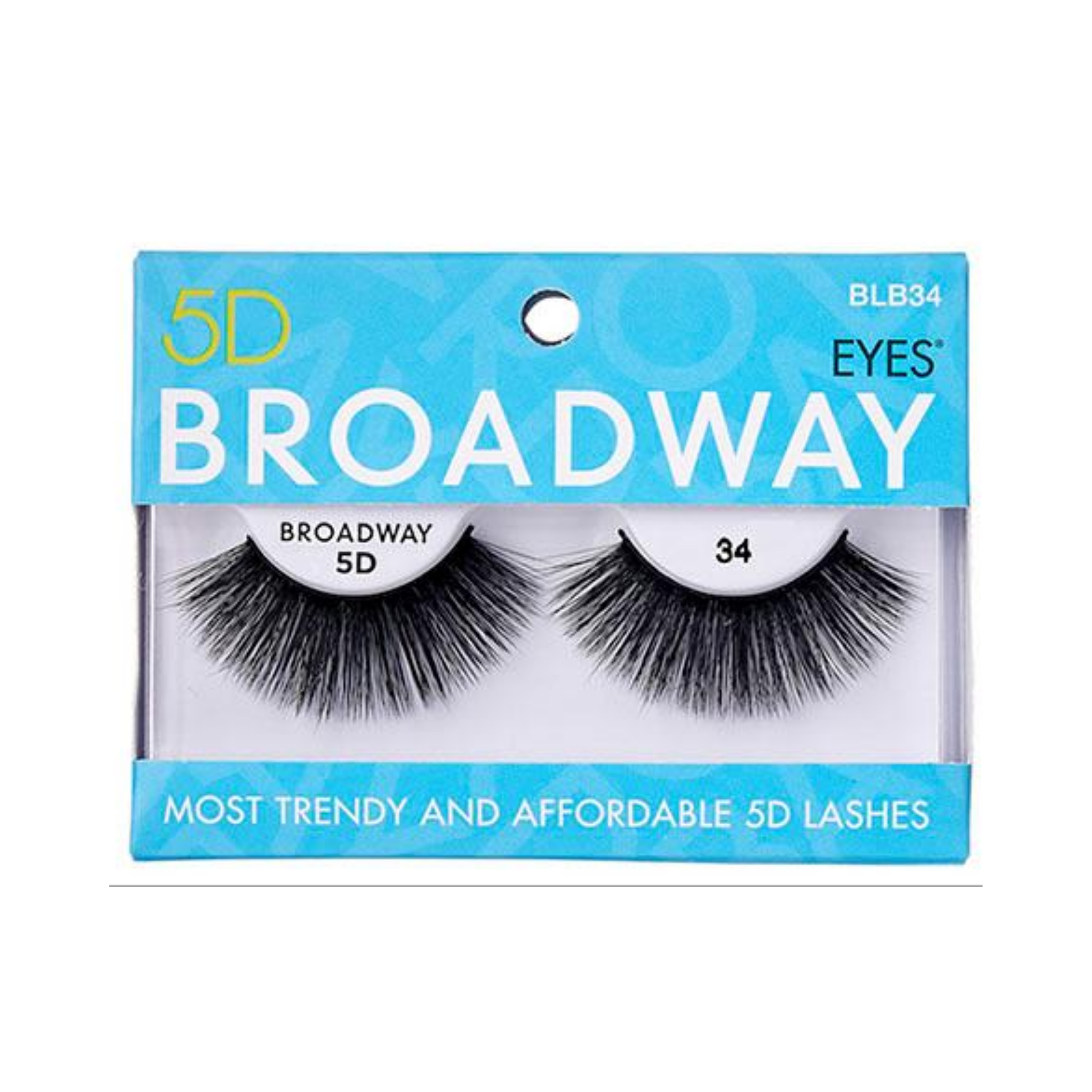 5d volume strip eyelashes blb34 style for dramatic full lash look