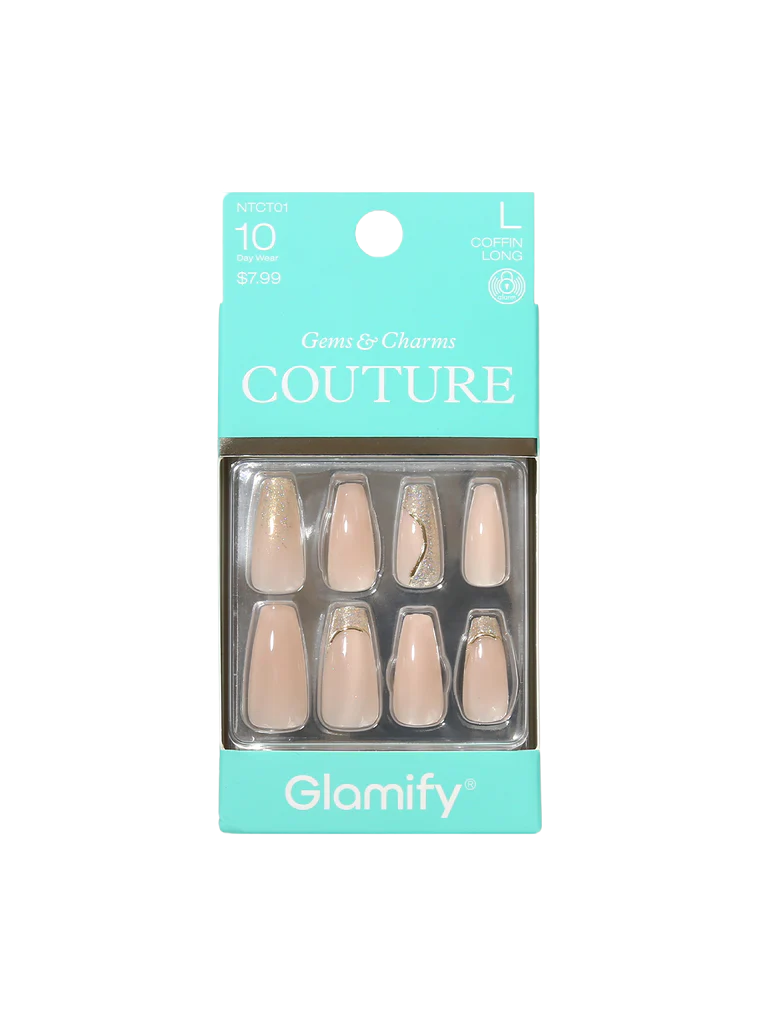 Gems & Charms Coffin Nails