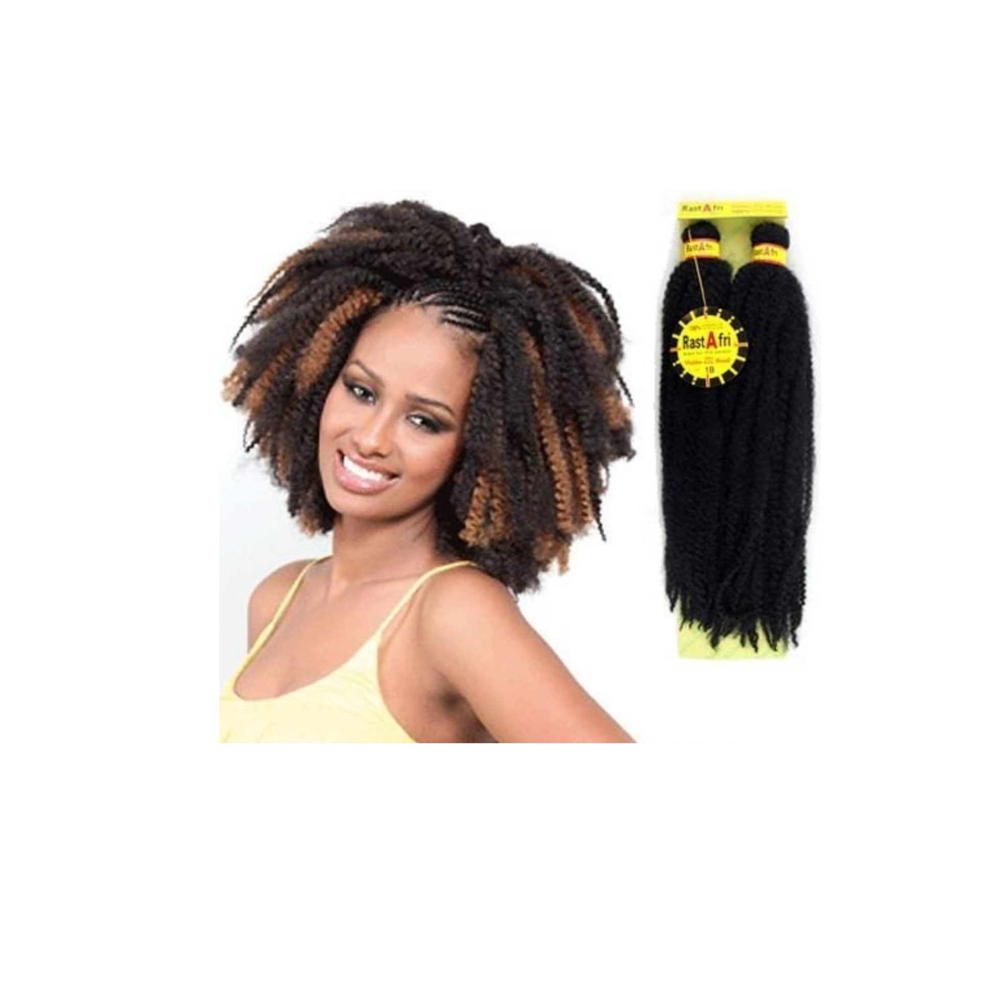 Afro kinky braid hair 14 inch for protective styling
