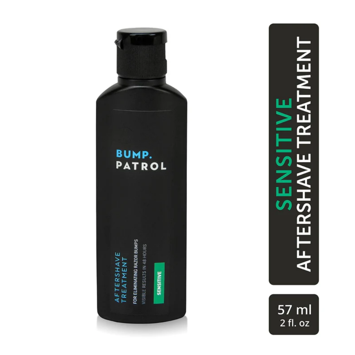 AfterShave Treatment Sensitive alcohol-free formula for razor bumps and ingrown hairs on a white background