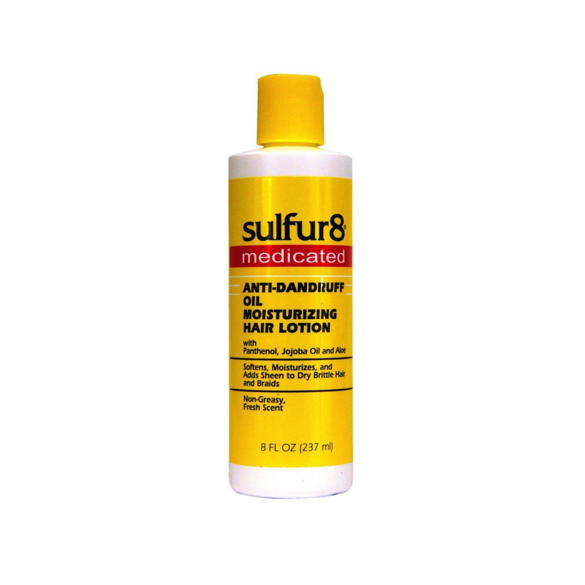 Anti-Dandruff Oil Moisturizing Hair Lotion 8 oz – enriched with panthenol, jojoba oil, and aloe for scalp hydration and dandruff control
