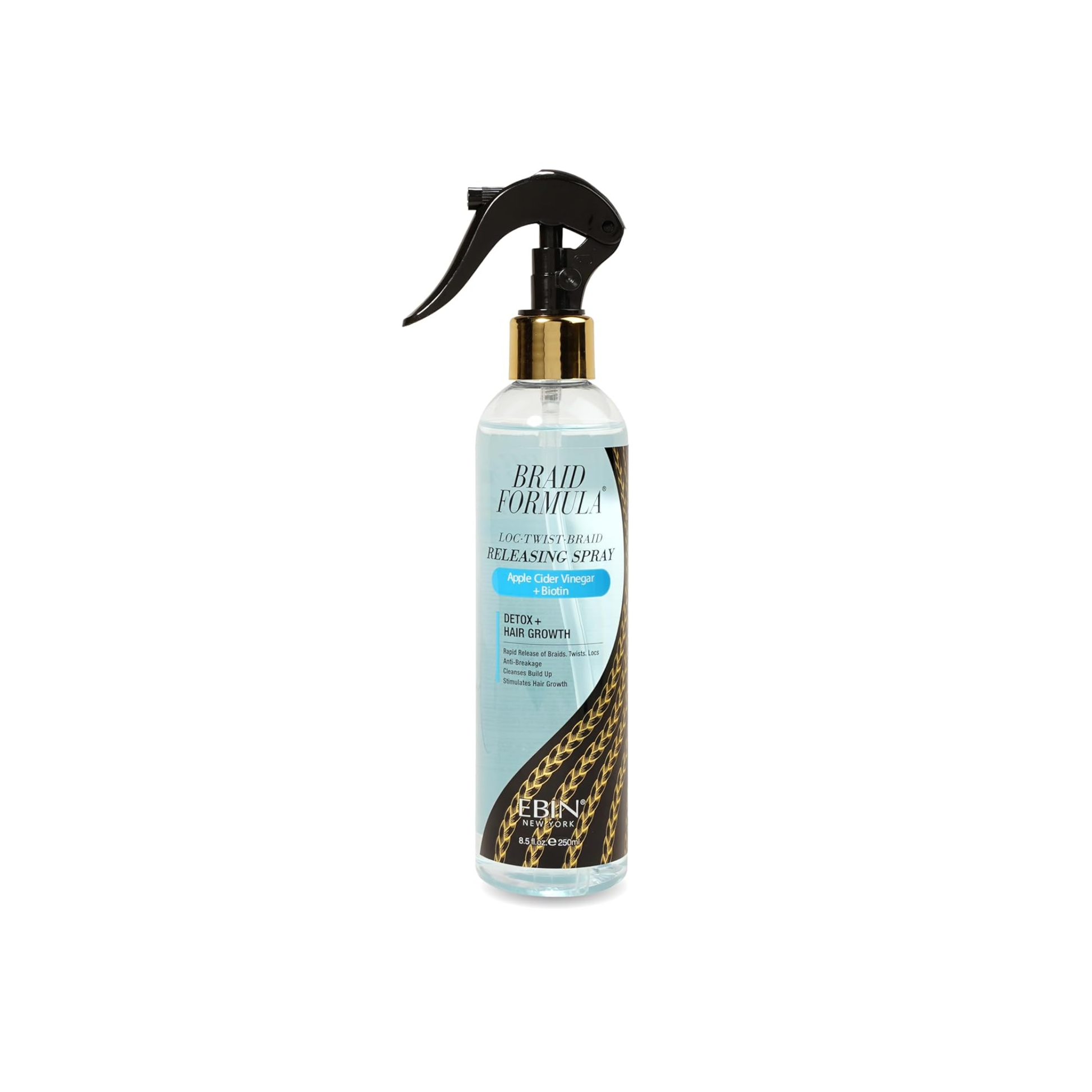 Braid releasing spray 8.5oz — ACV + rosemary mint, quick takedown, soothing scalp.