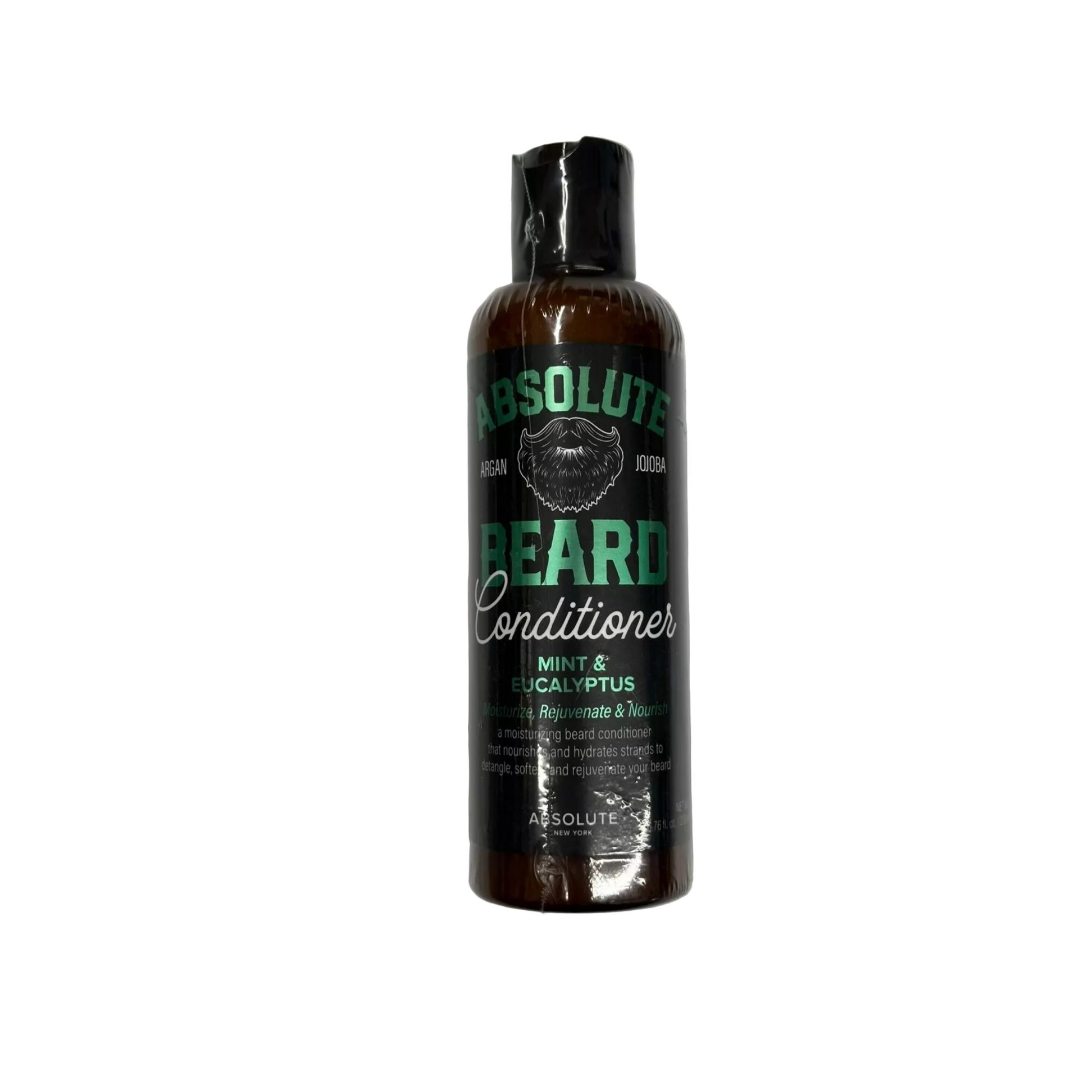 Argan and jojoba beard conditioner with mint and eucalyptus 6.76oz for softening and detangling beards