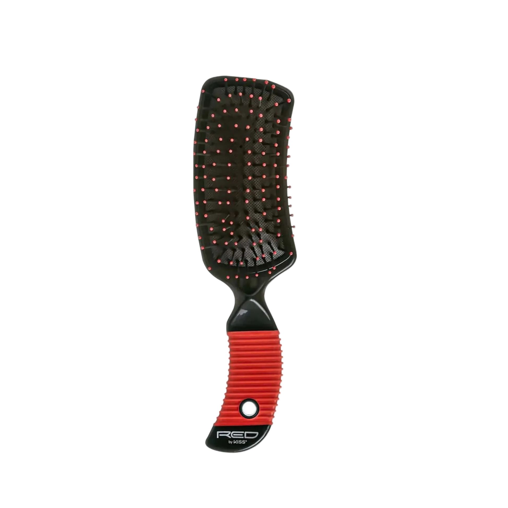 Banana shape detangling hair brush designed for smoothing, shaping, and everyday styling