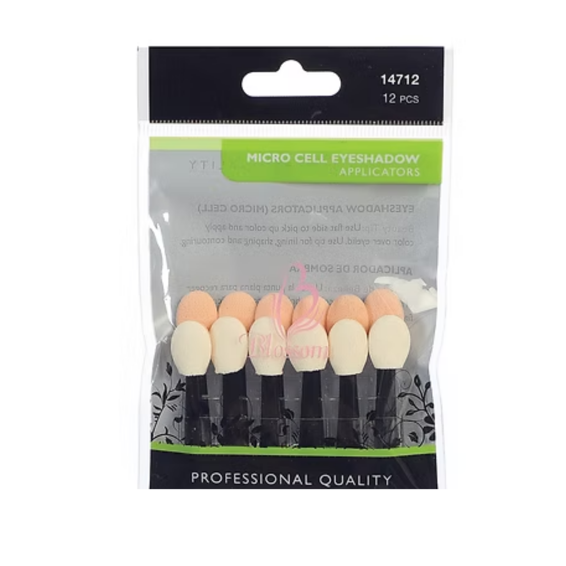 Blossom professional eyeshadow applicators disposable sponge 