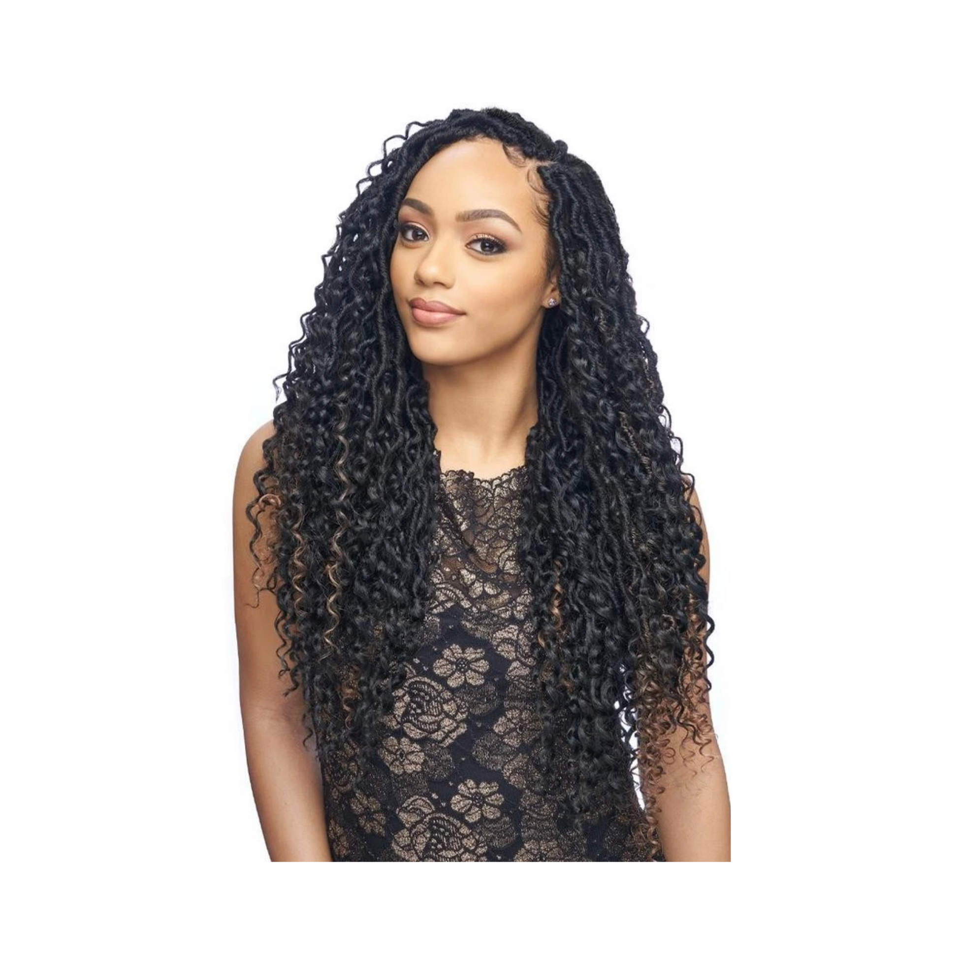 Boho goddess loc crochet braids 22 inch soft synthetic hair for protective loc styles