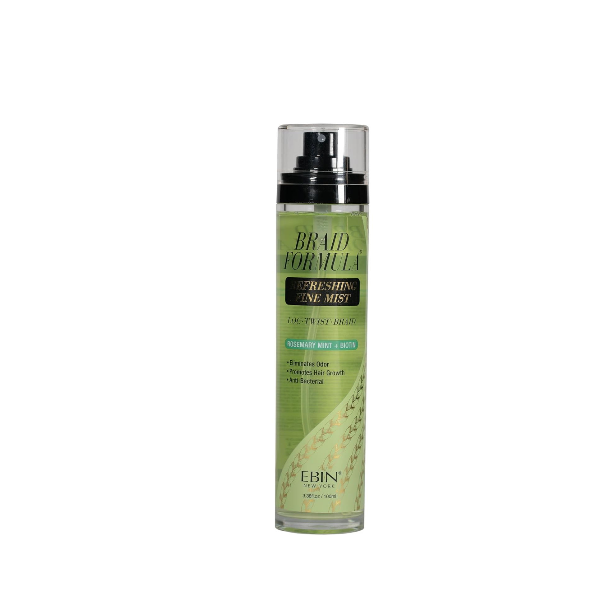 Braid formula refreshing fine mist rosemary mint biotin 3.38oz scalp and braid spray