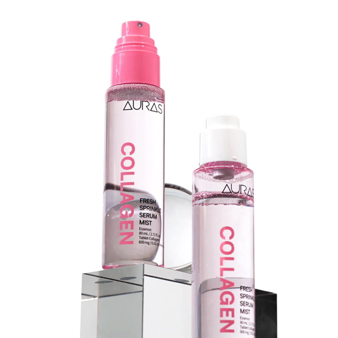 Fresh sprinkle serum mist 80ml with fine spray for  Elasticity, plumping & skin volume boost