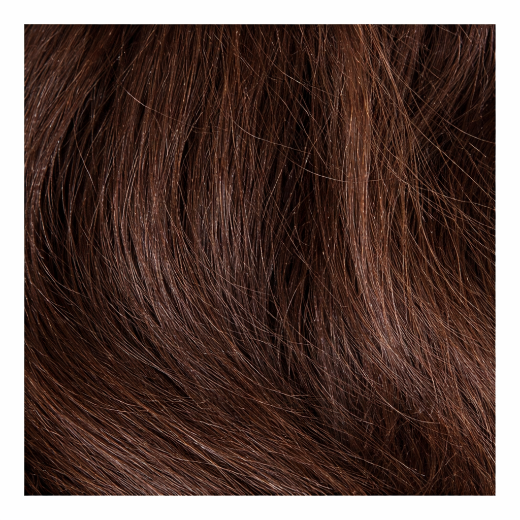 : Curly drawstring ponytail 10 inch in color 4 with deep curls and natural texture