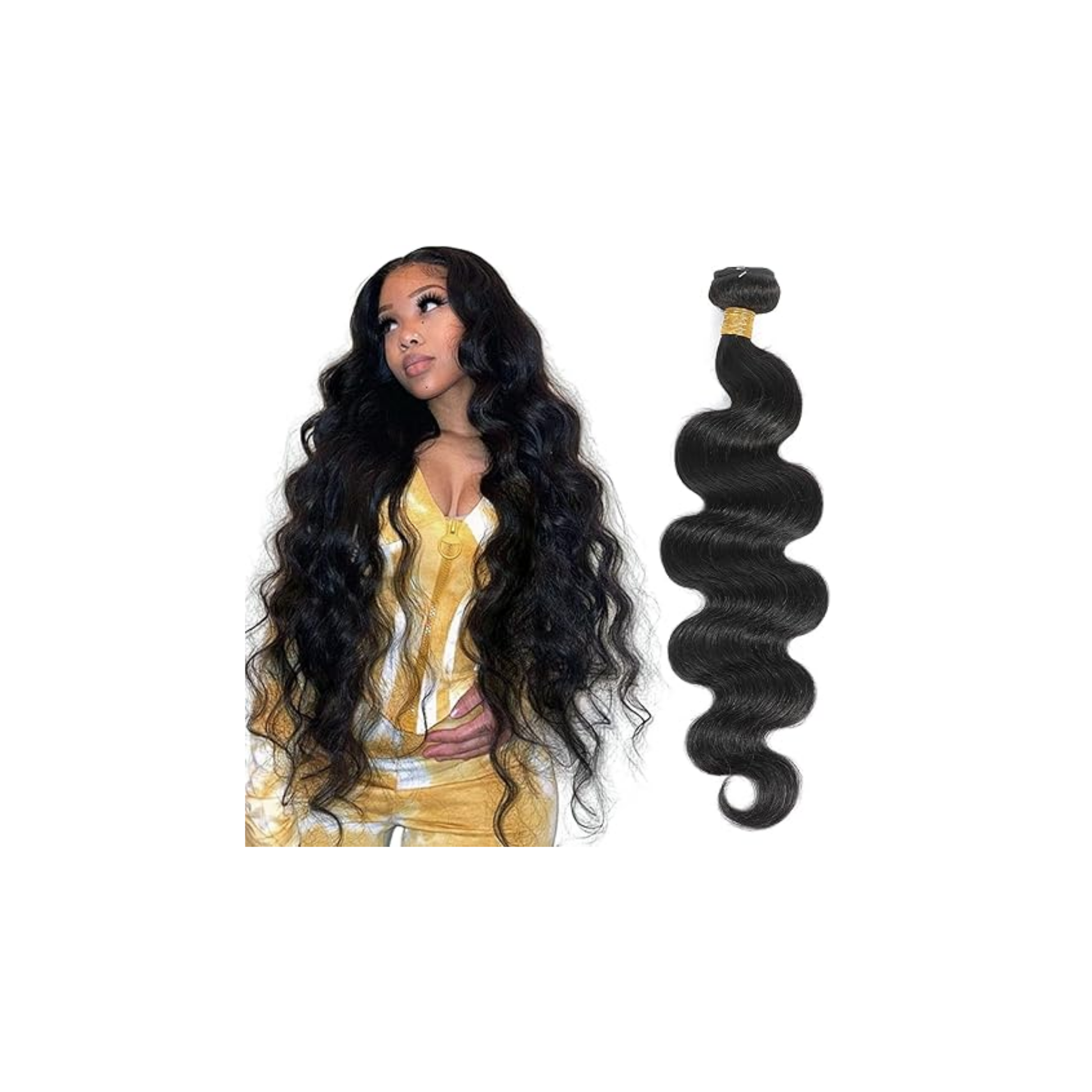 deep wave human hair bundle made from 100% unprocessed virgin Remy hair