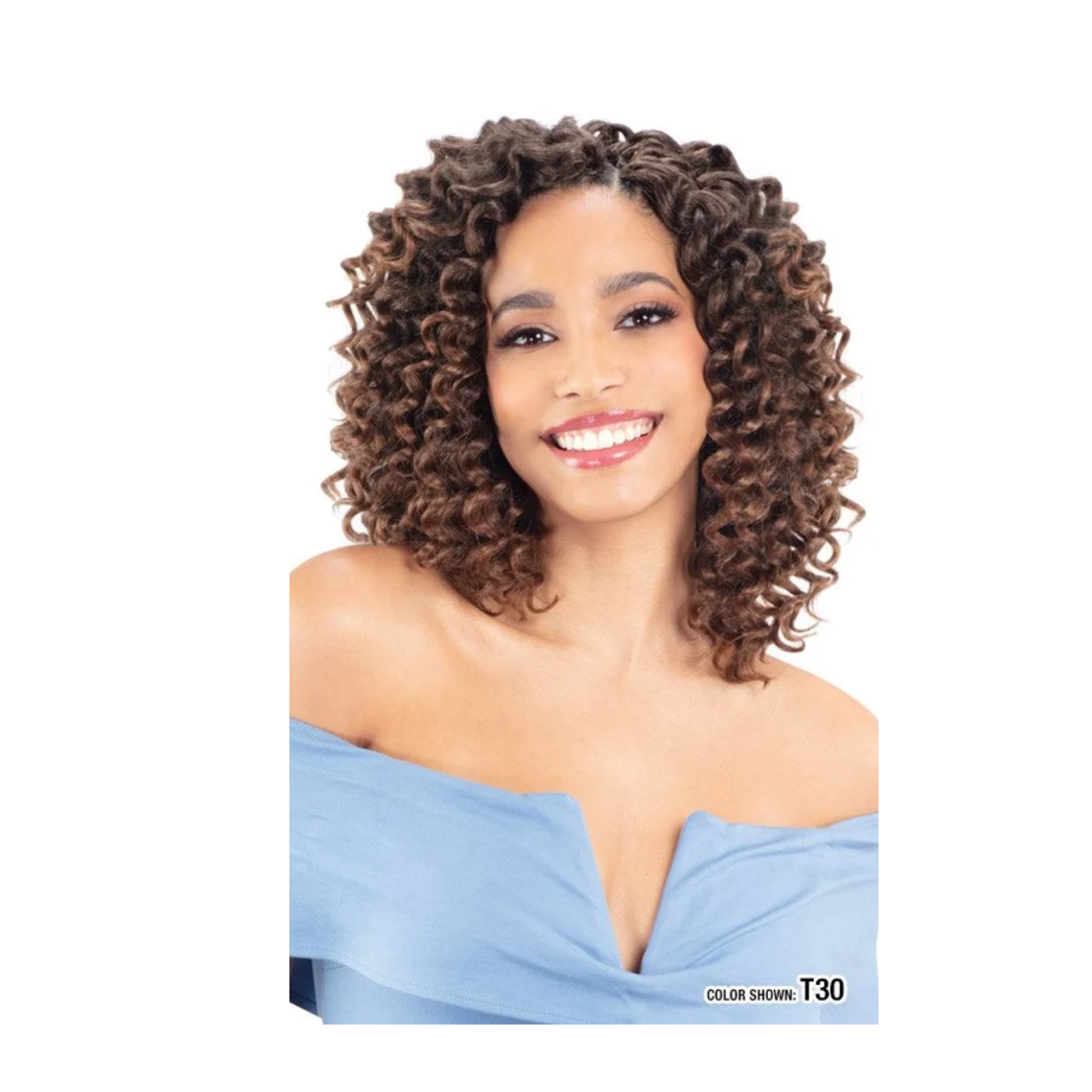 Deep curl crochet braiding hair 4X value pack for natural textured styles