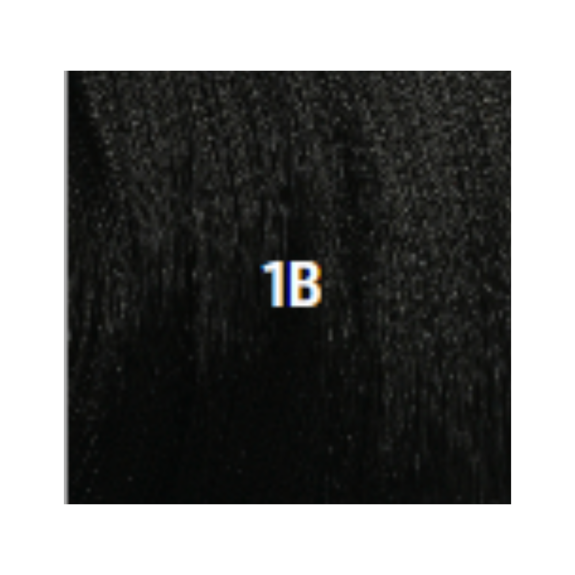 Deep curl crochet hair 4X pack in color 1B natural black