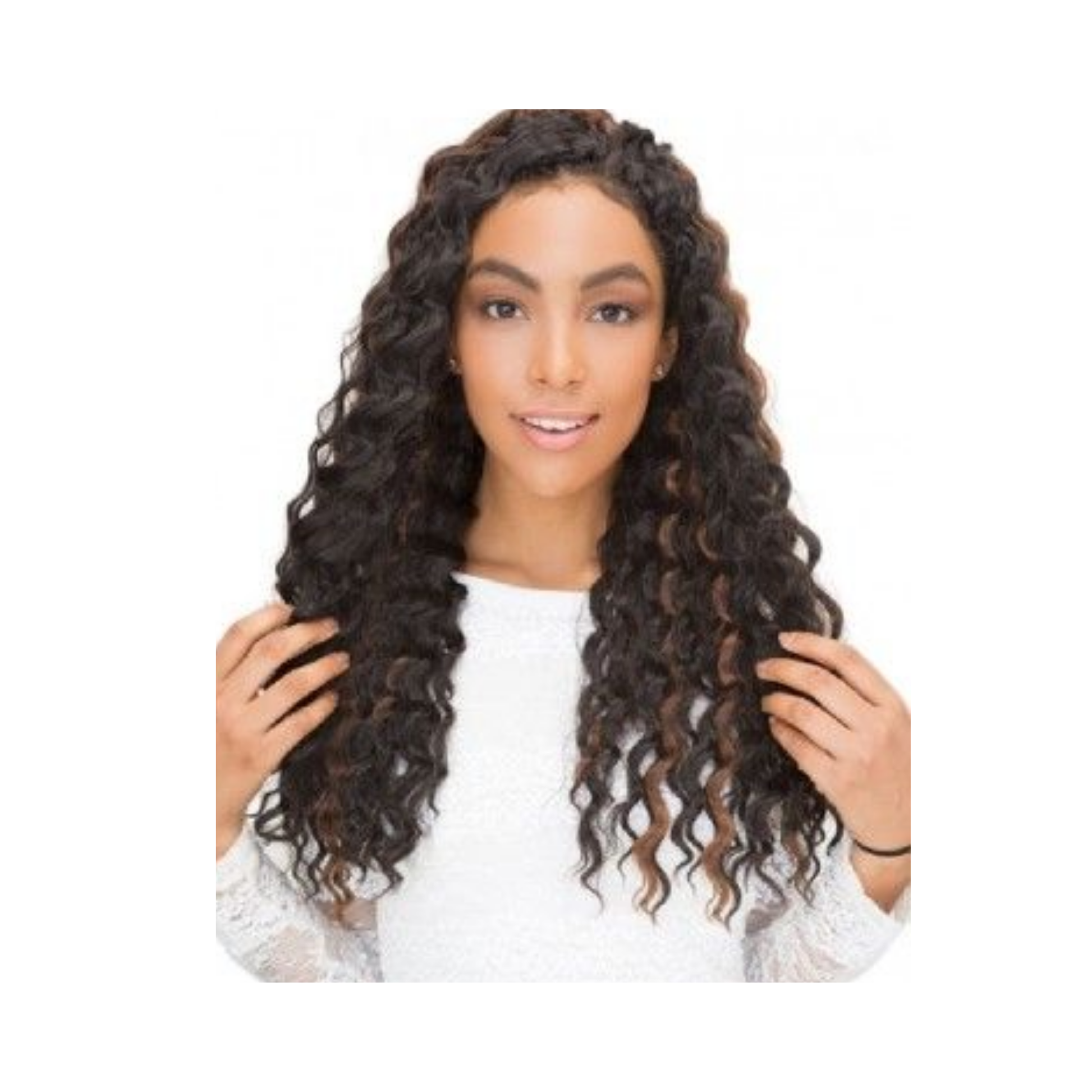 Deep twist 18-inch twin loop crochet braids – dual-loop synthetic curls for easy installation and natural volume
