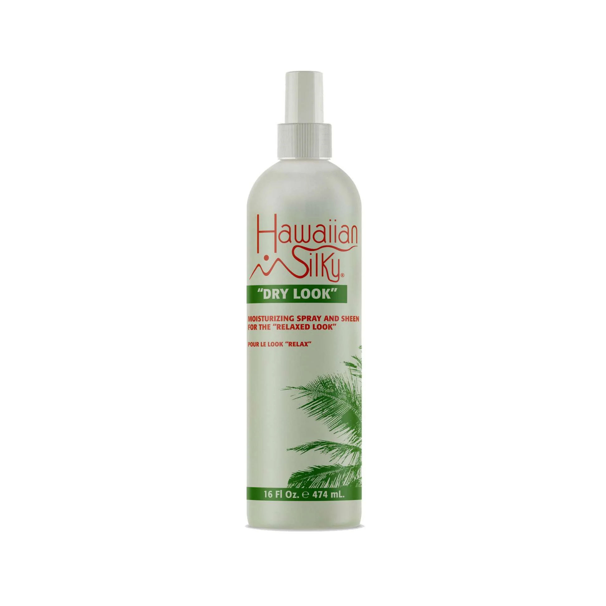 16 oz Dry Look Moisturizing Spray bottle for daily hydration and natural sheen.