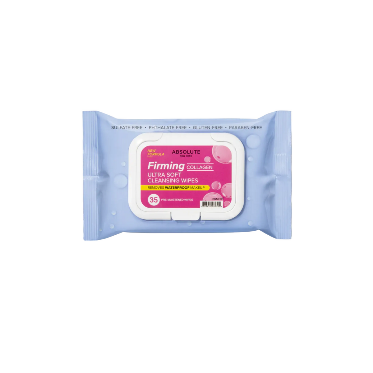 A 35-count pack of firming collagen ultra-soft cleansing wipes that remove waterproof makeup and tone the skin.