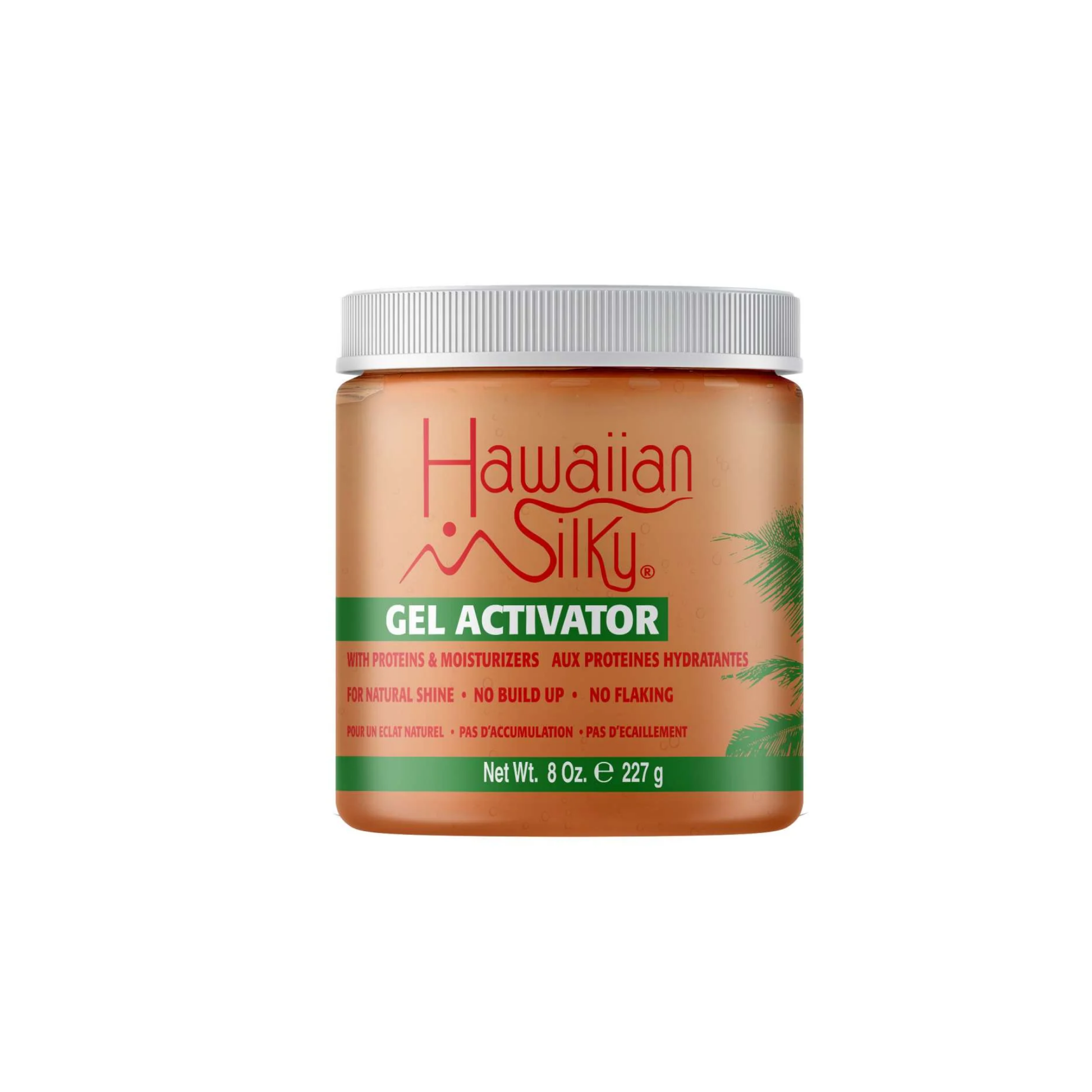 8oz curl activator gel for wavy/curly hair that hydrates, adds shine, and prevents flaking.