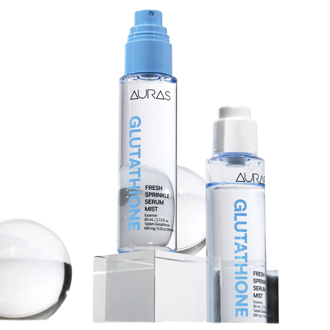 Fresh sprinkle serum mist 80ml with fine spray for pore tightening, clarifying, and glowing skin care
