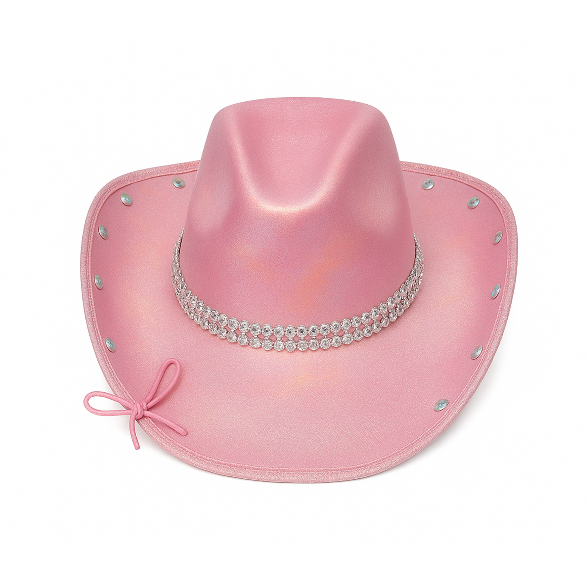Holographic Pink Cowboy Hat