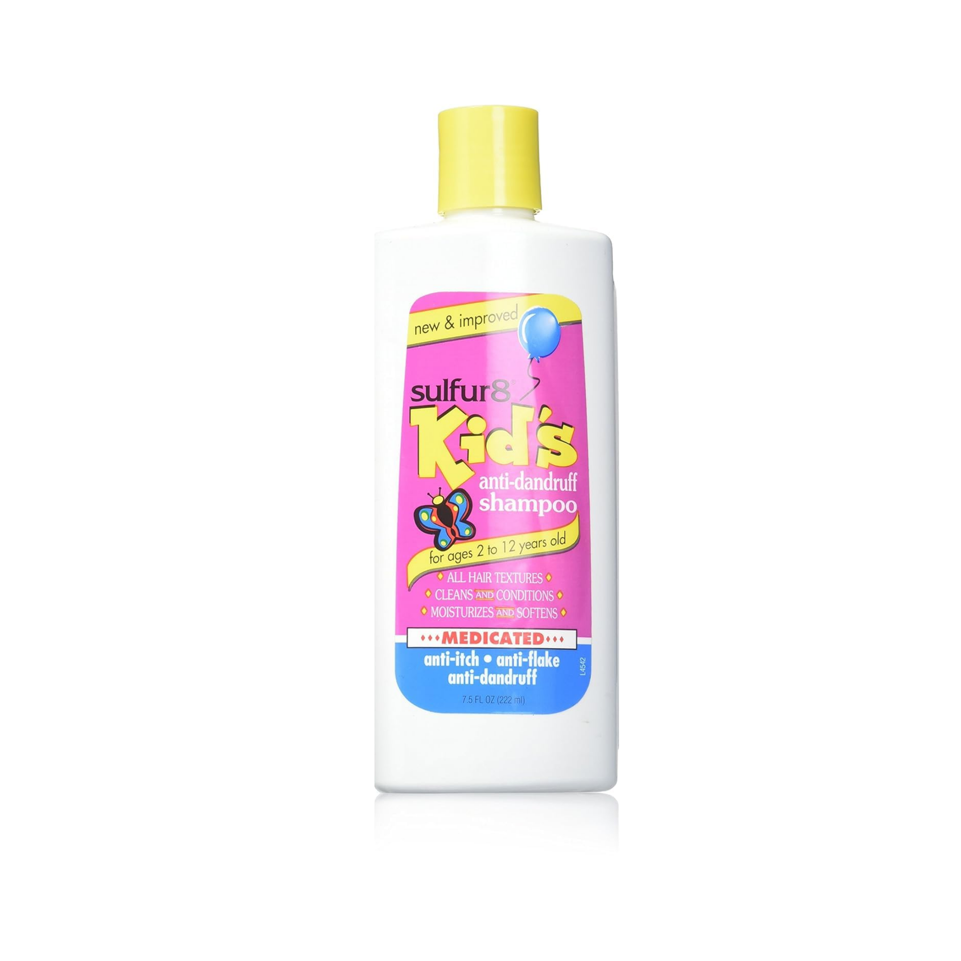 Kids anti-dandruff shampoo bottle 4 oz for dry and flaky scalp