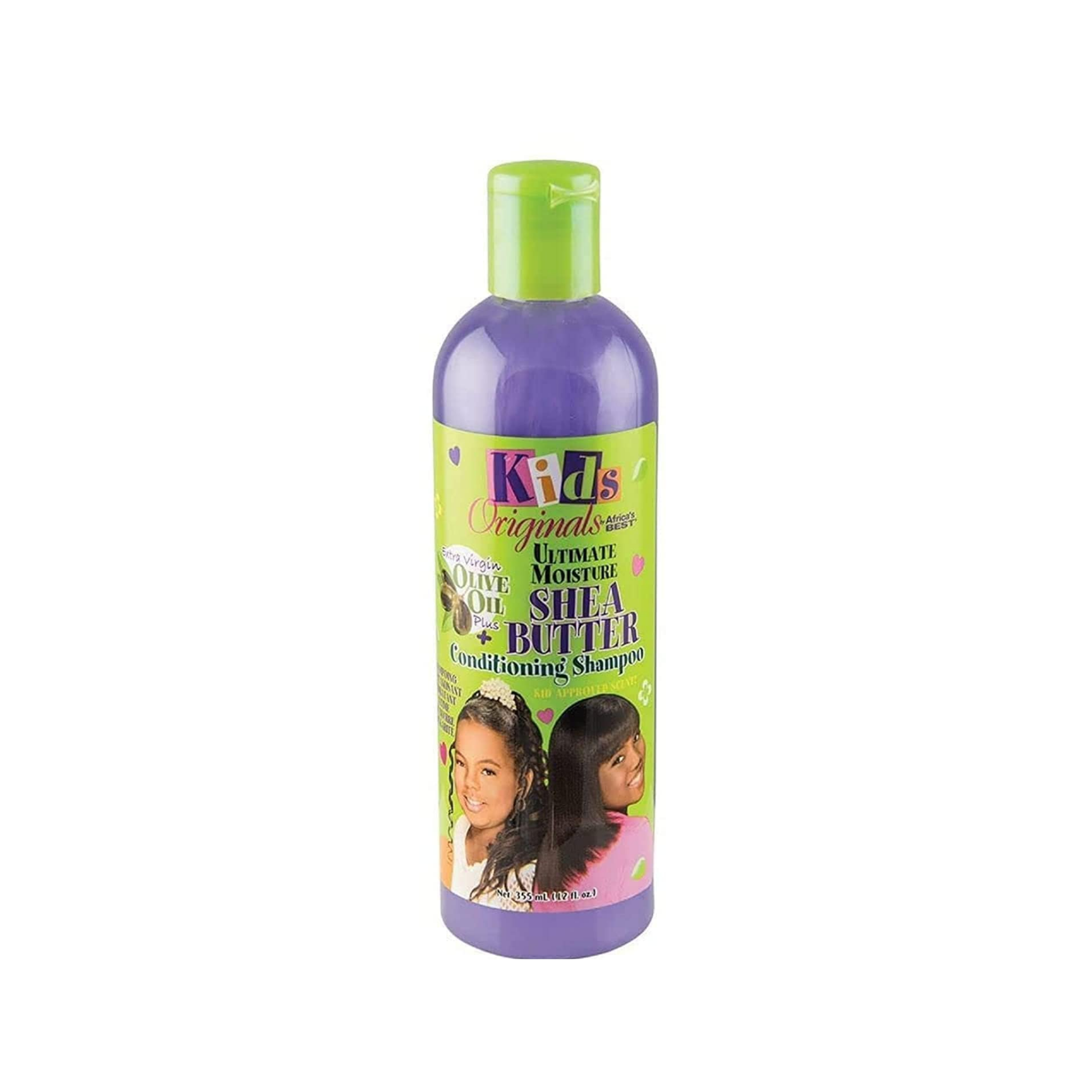 kids shea butter conditioning Shampoo 12oz bottle for curly hair care