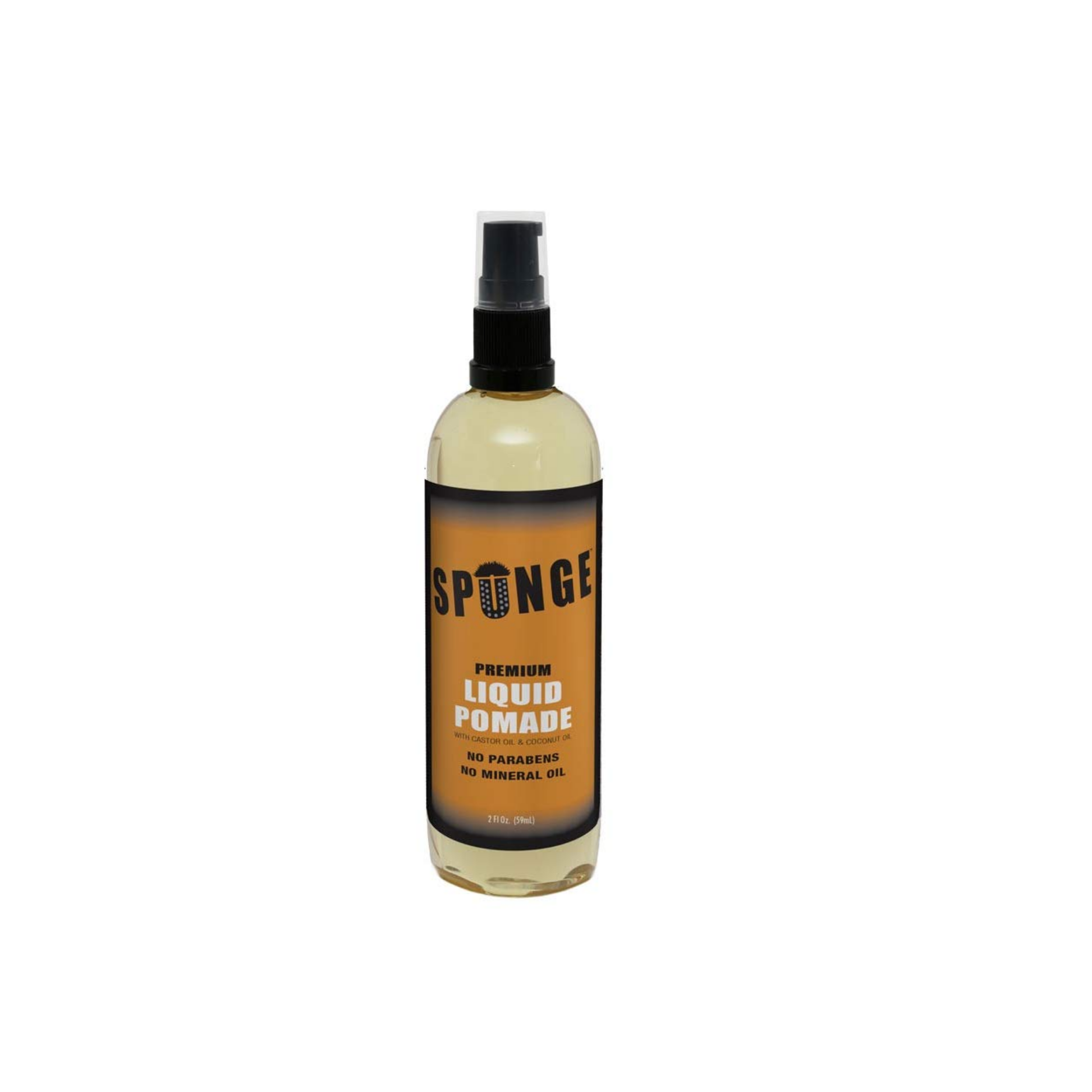 Liquid hair pomade bottle 2 oz for waves and styling control