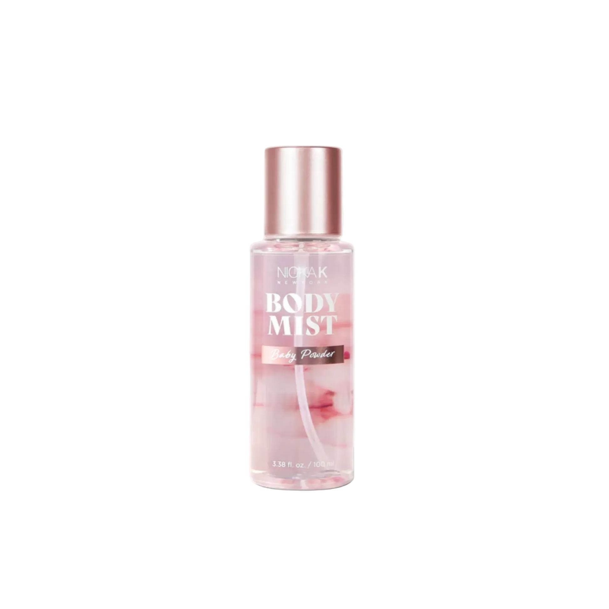 Baby Powder soft scent long-lasting body mist spray.