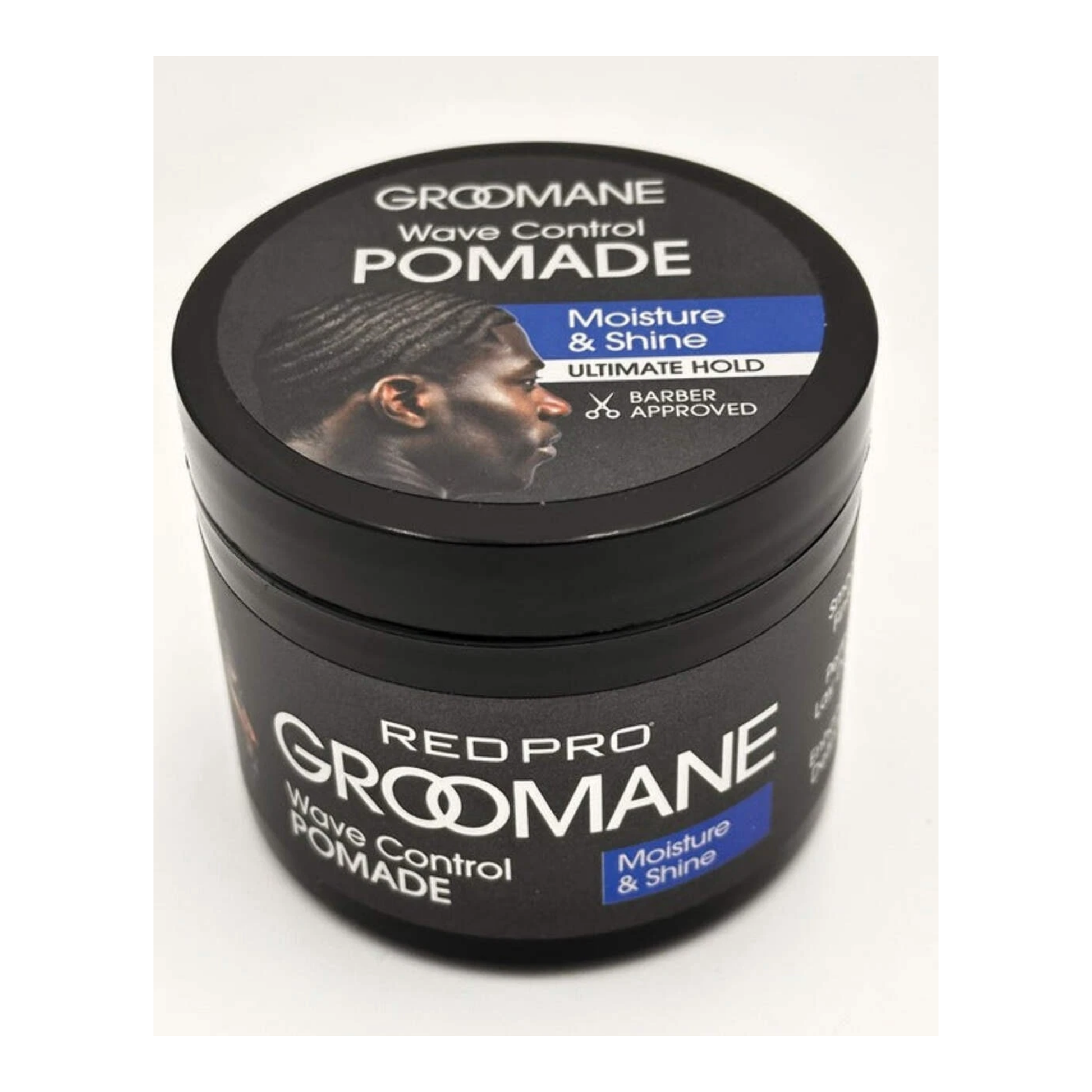 Moisture & Shine Wave Control Pomade 3 oz – strong hold, hydrating formula for defined 360 waves