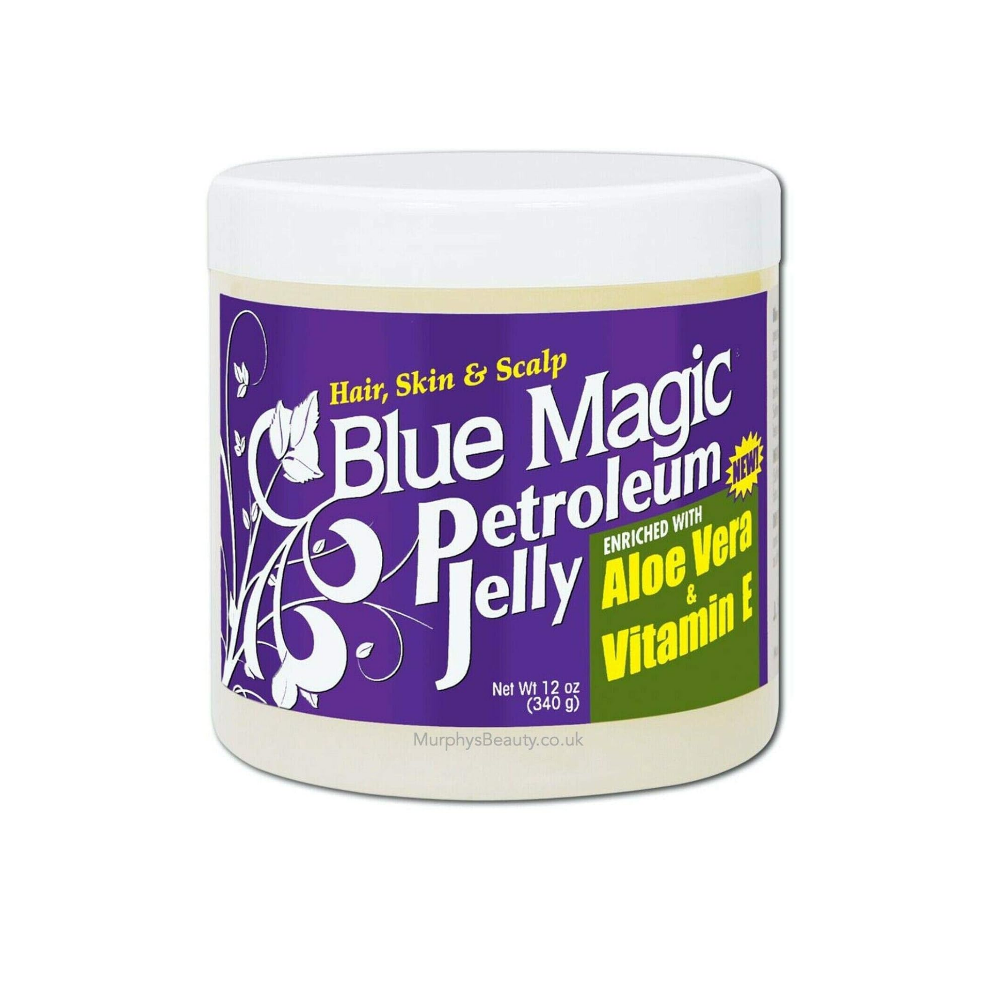Petroleum Jelly 12 oz for hair, skin, and scalp – enriched with aloe and vitamin E for all-over moisture