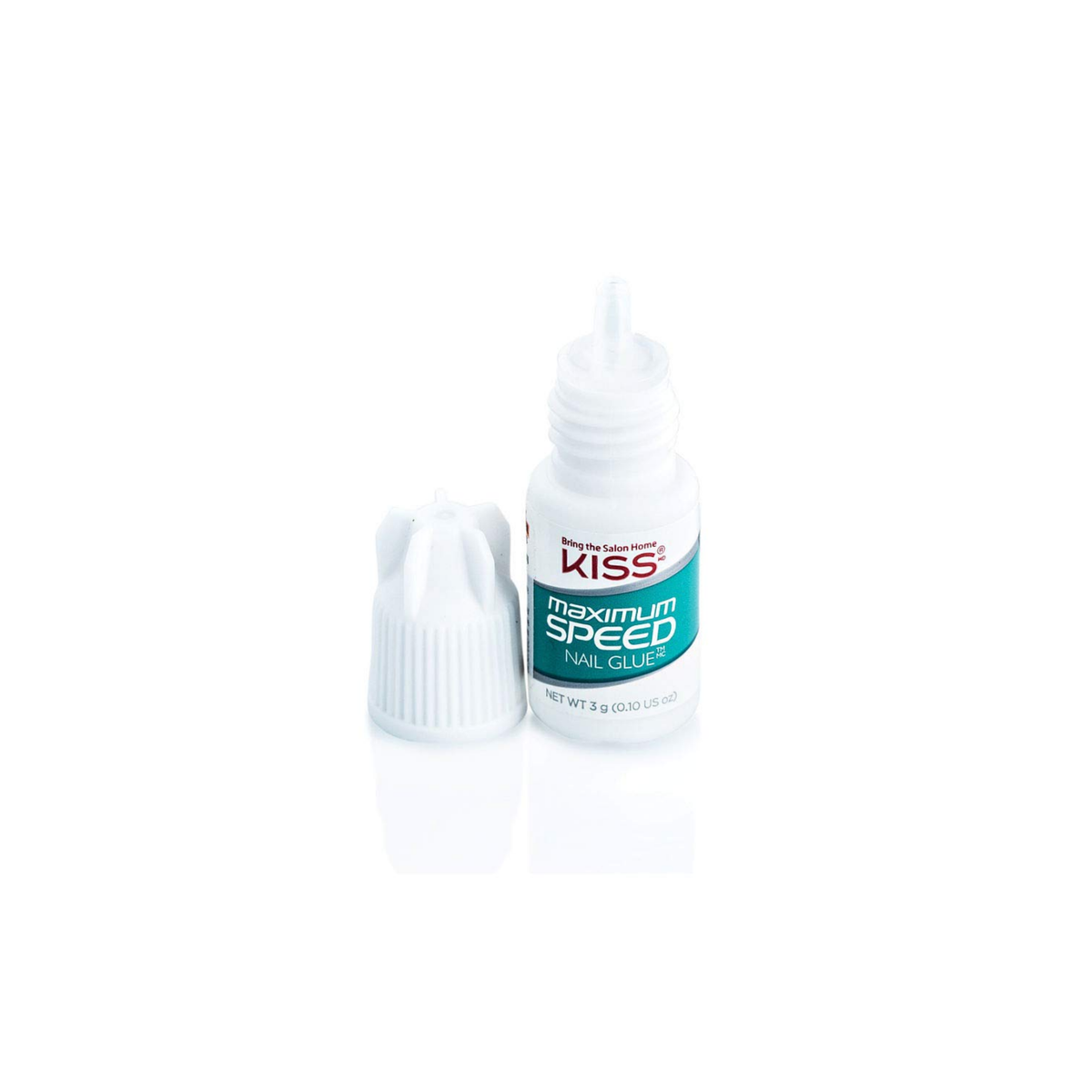 A pack of fast-drying, super-strength clear nail glue for attaching tips and making durable repairs.