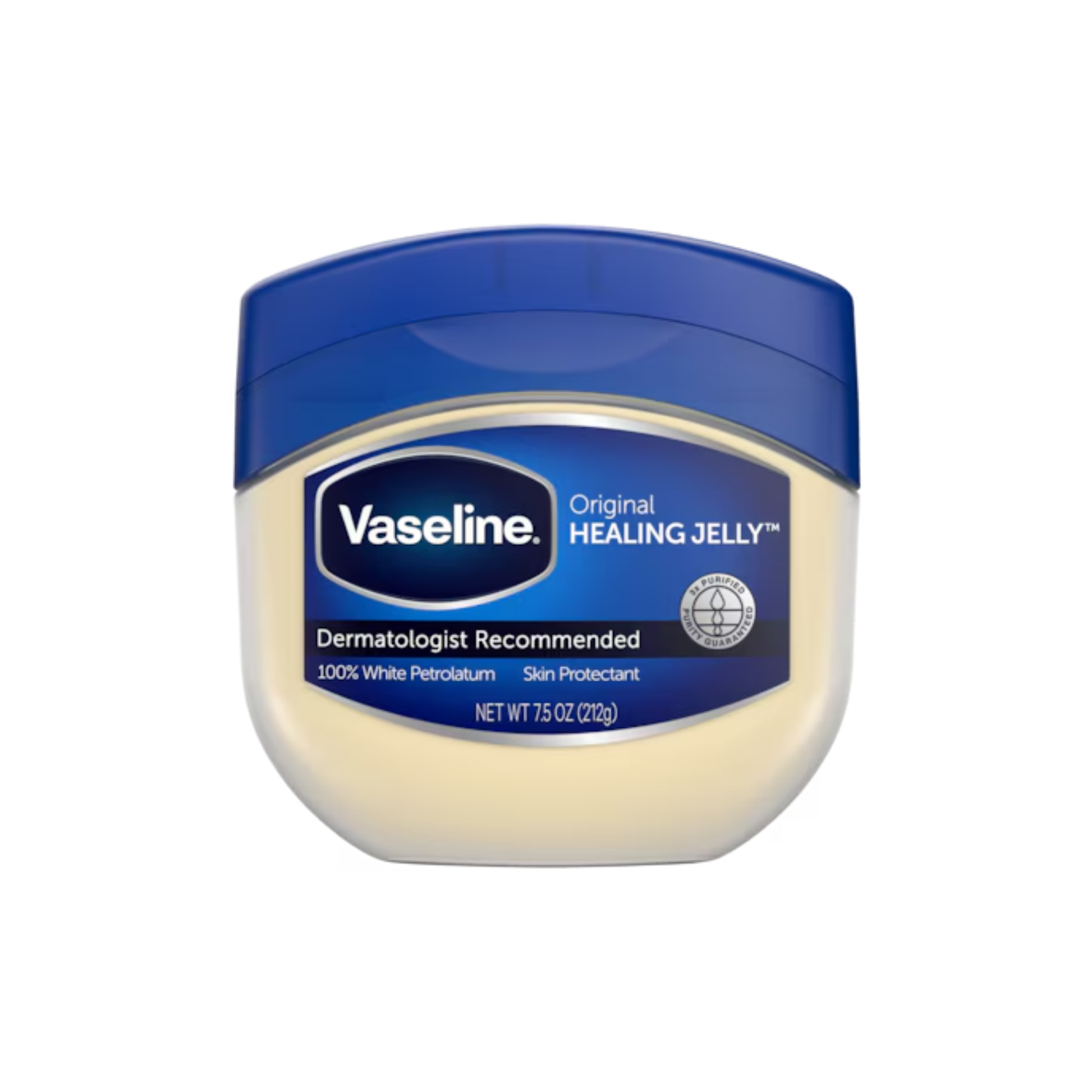 Healing petroleum jelly 7.5 oz for dry, cracked, or sensitive skin, locks in moisture for 24-hour hydration.