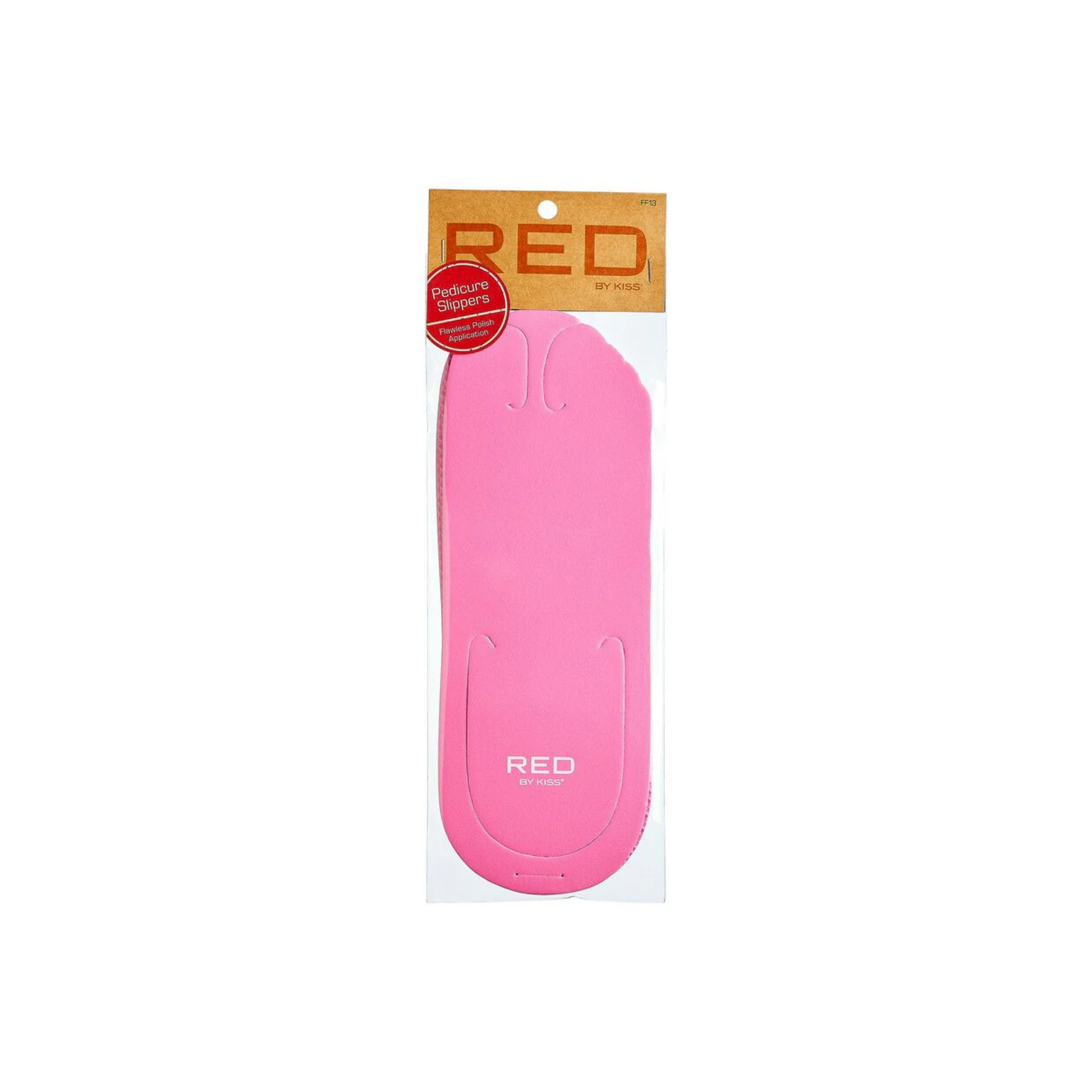 Pink disposable pedicure slippers for salon or home use