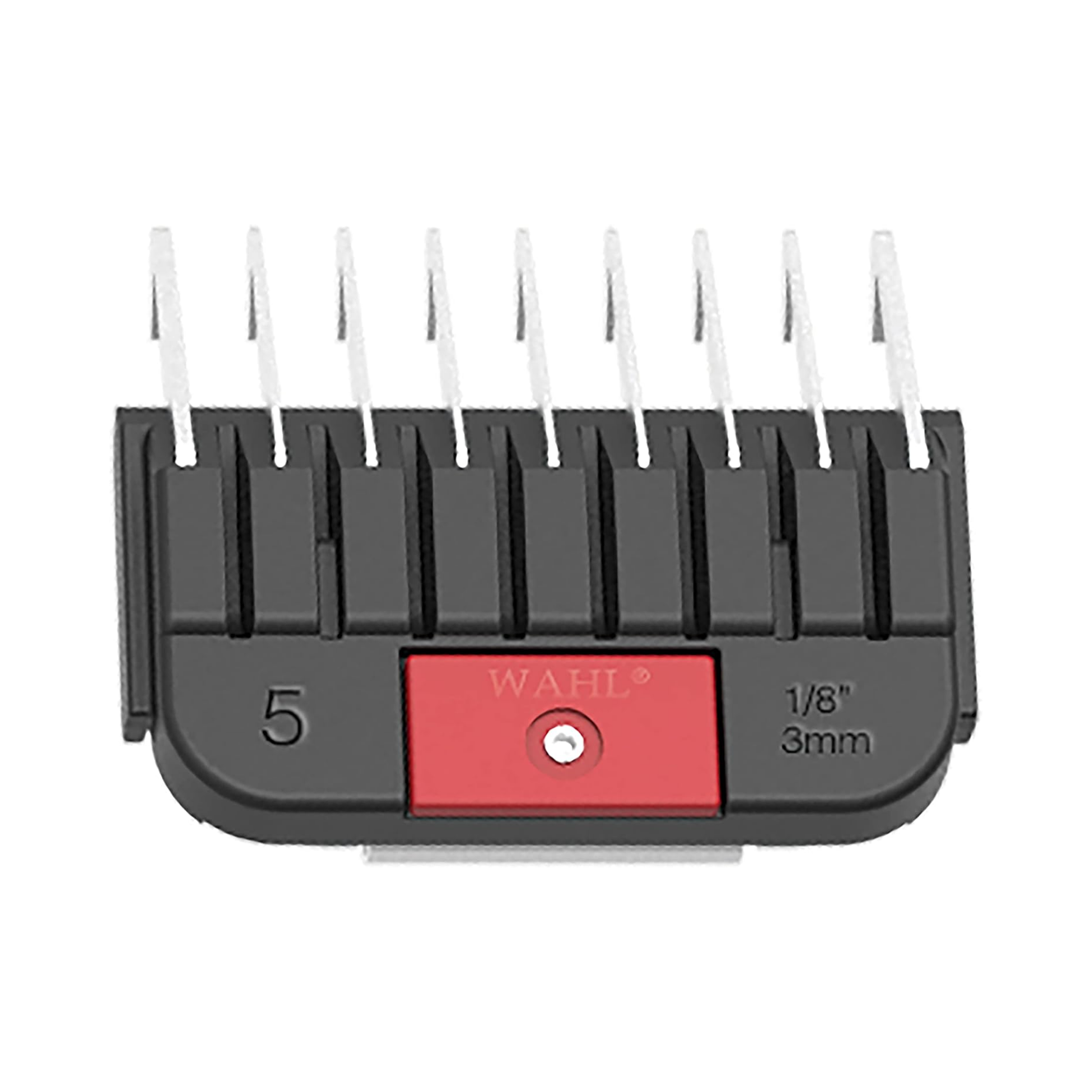 stainless steel pet clipper guide comb size 1/8 inch number 5 red plate
