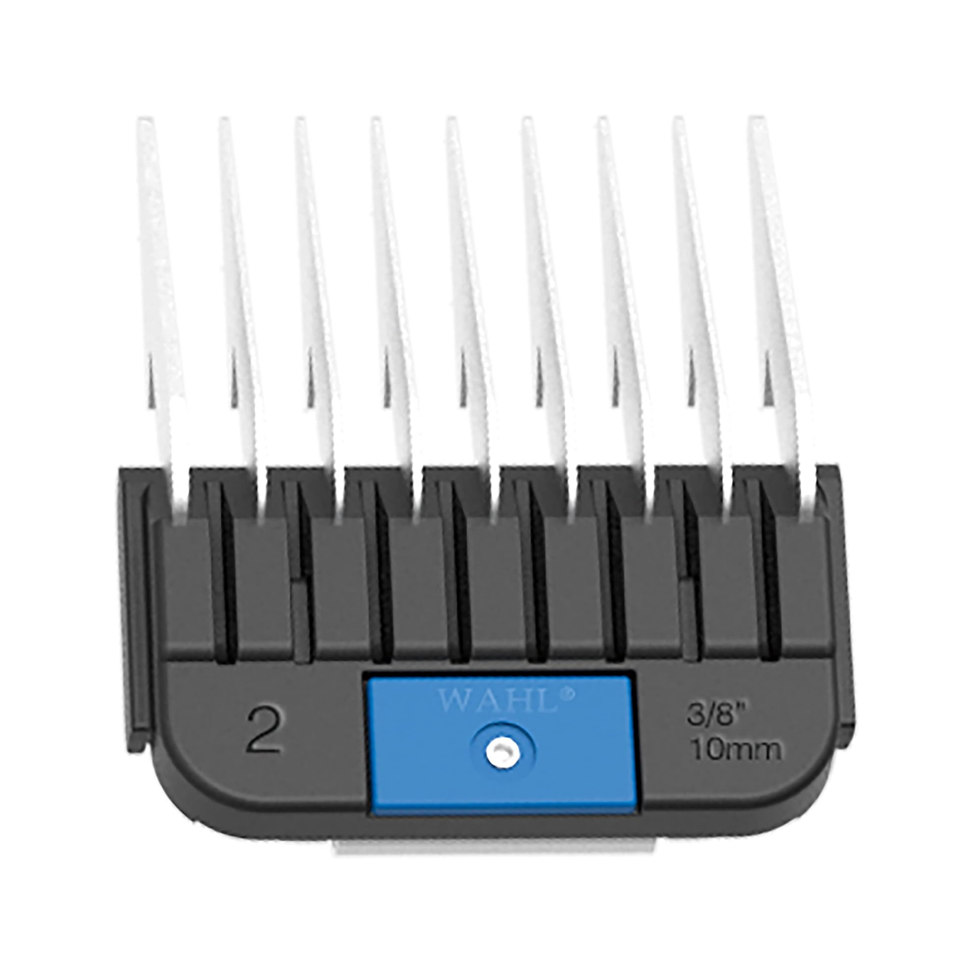 Stainless steel pet clipper guide comb size 3/8 inch number 2 dark blue plate