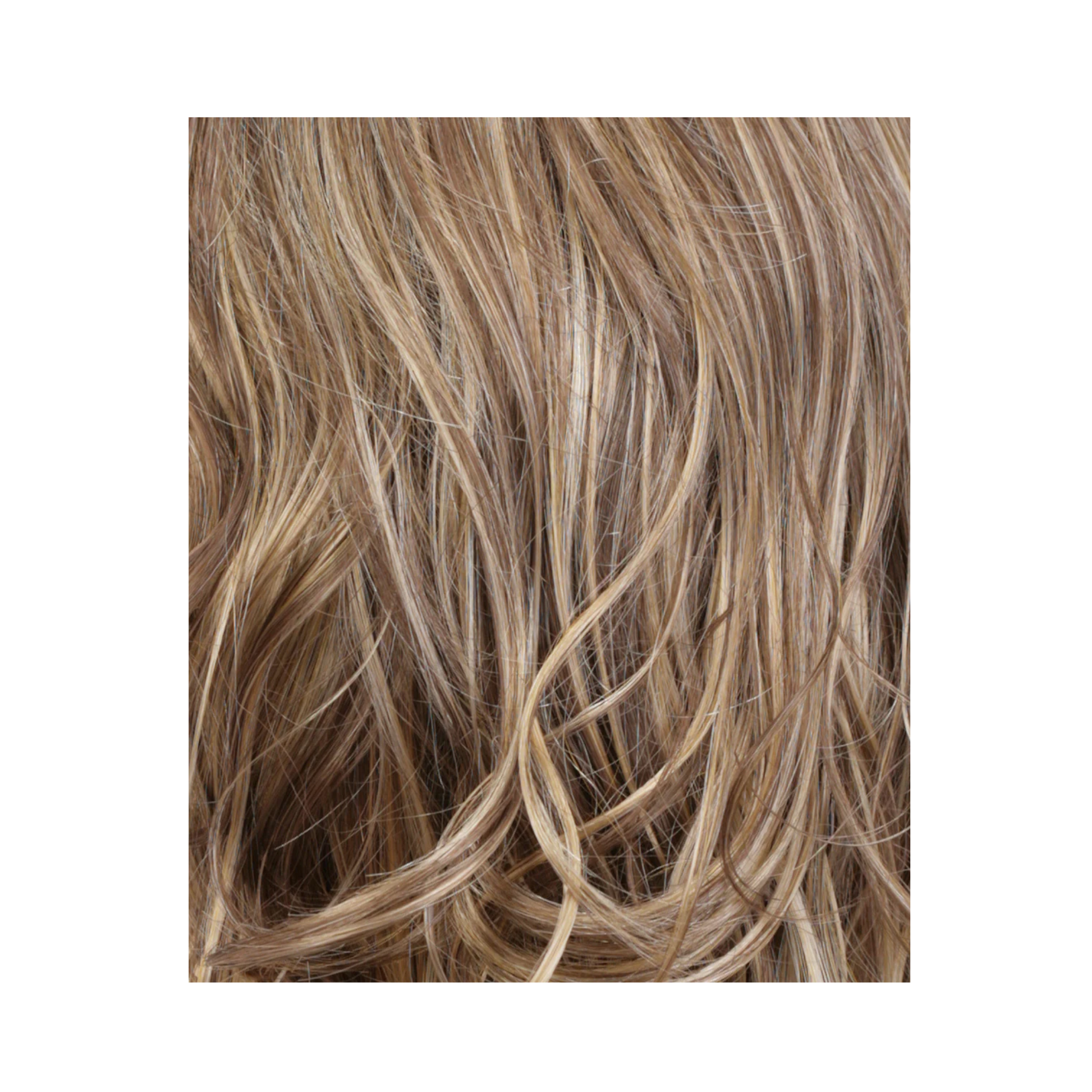 Petite pixie cut wig in Honey Toast with natural straight pixie styling