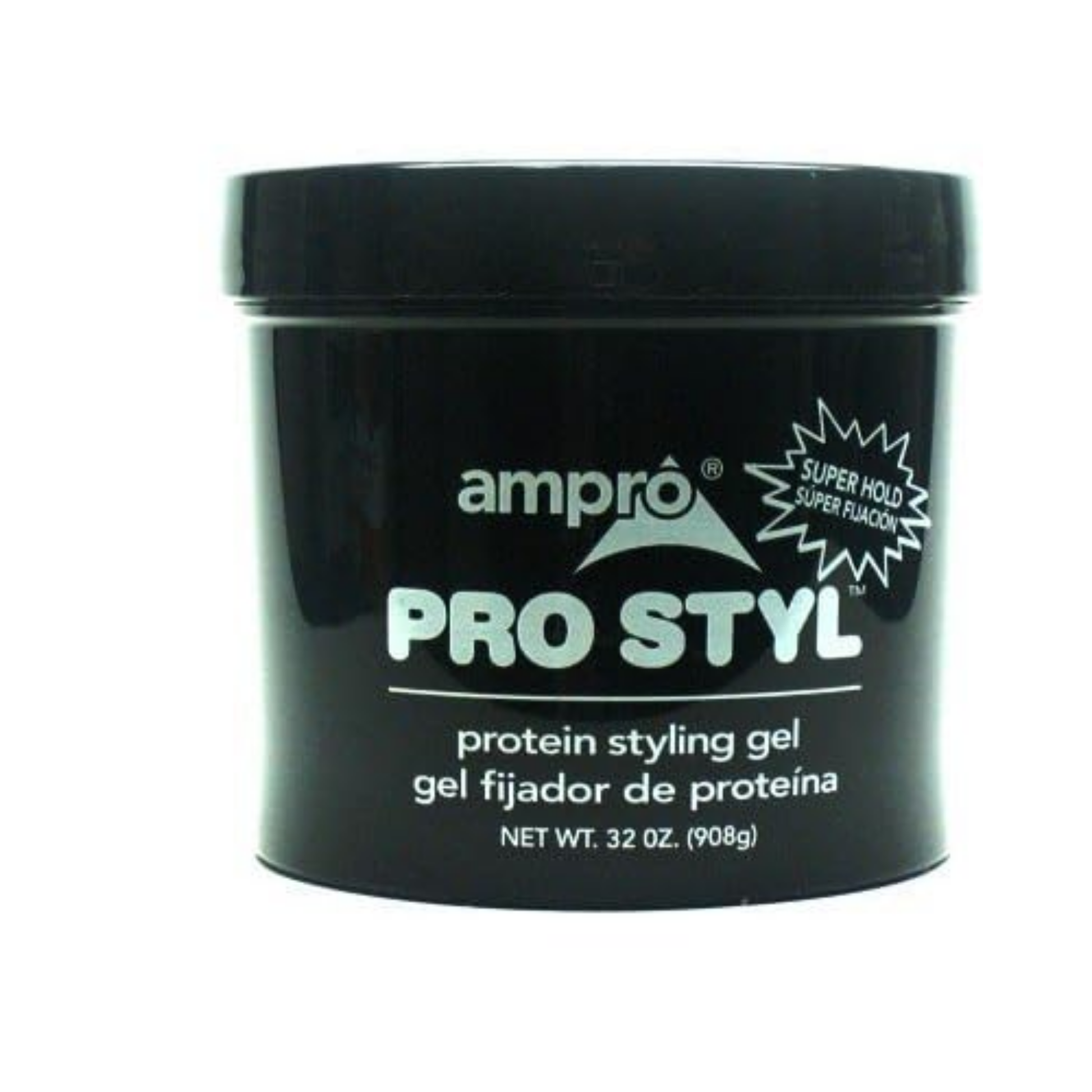  Protein styling gel super hold 32oz, alcohol-free, non-flaking formula for sleek styles, waves, locs, and twists.