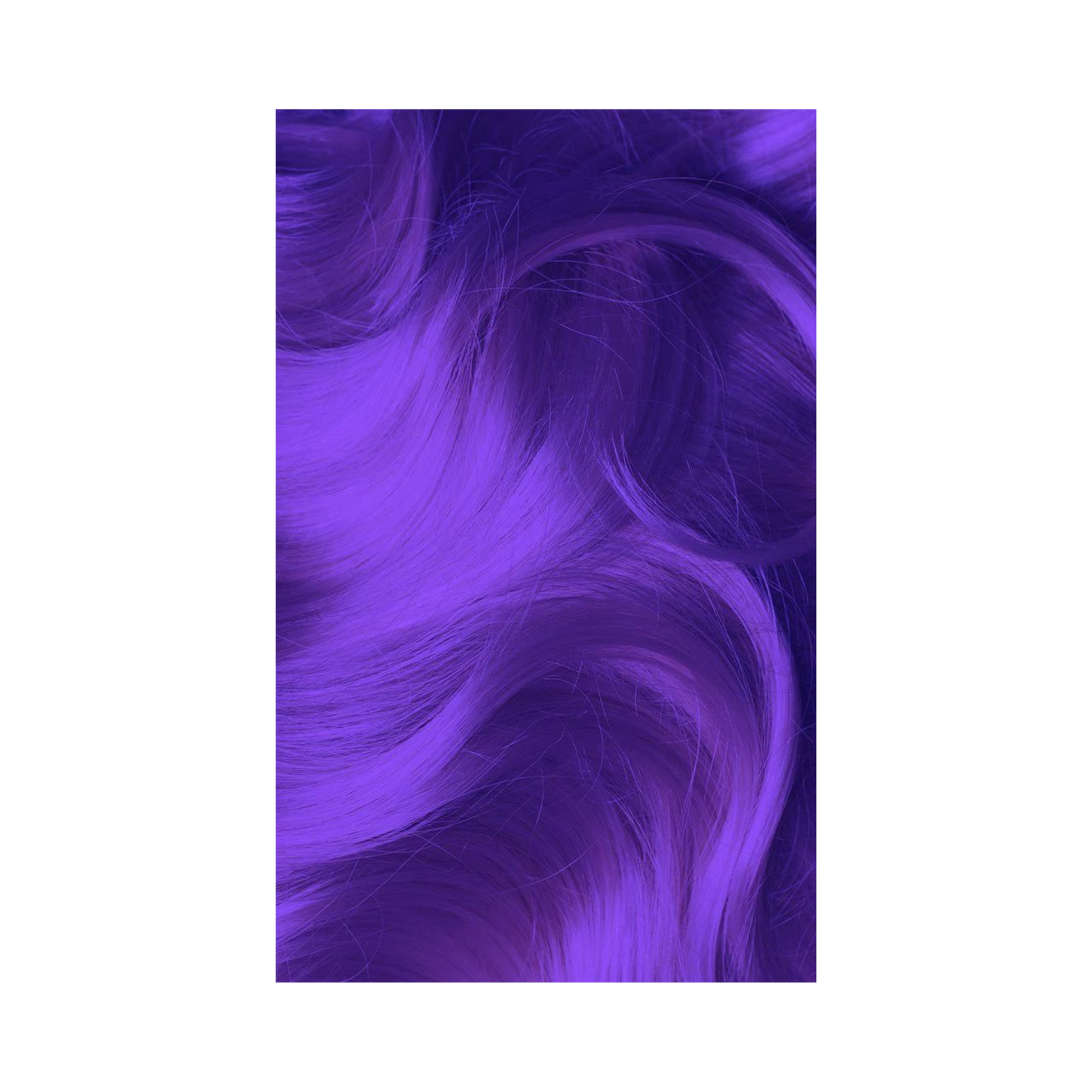 Purple pre-stretched kanekalon braiding hair 48 inch with layered ends and soft texture