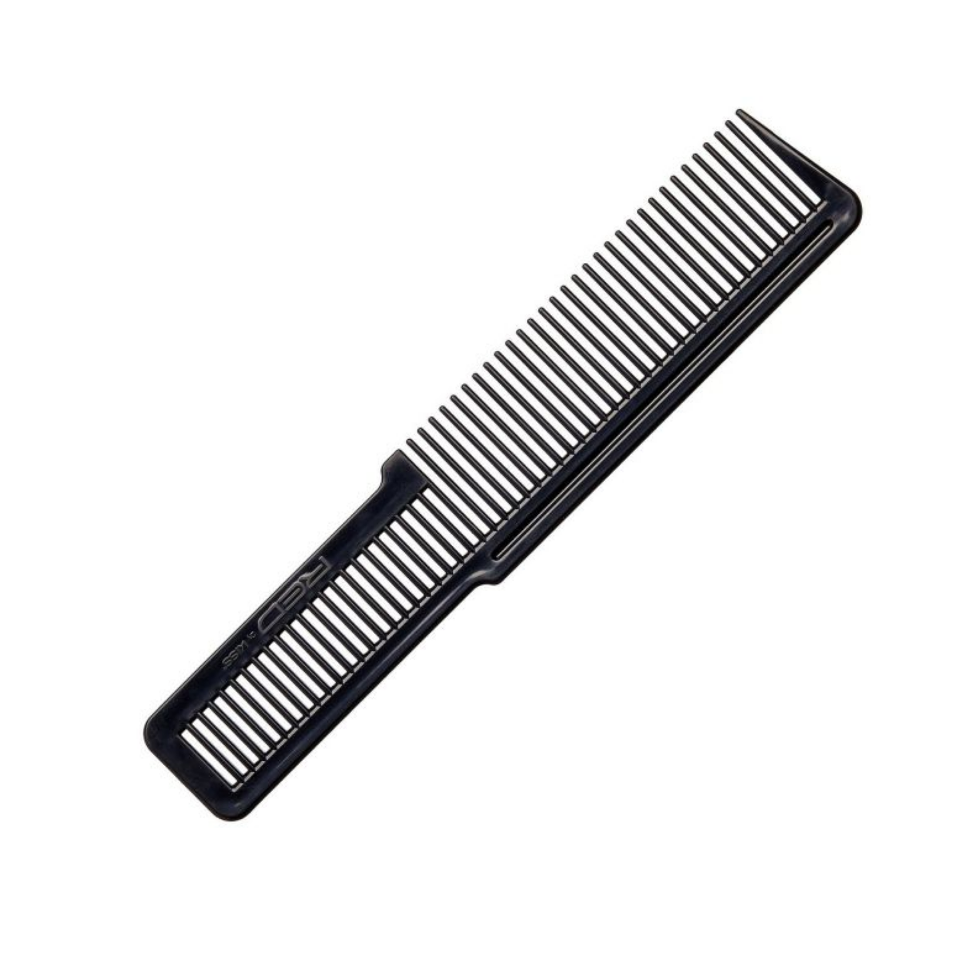 Black professional cutting comb HM64 by Red by Kiss for clipper cuts and flat-top styling