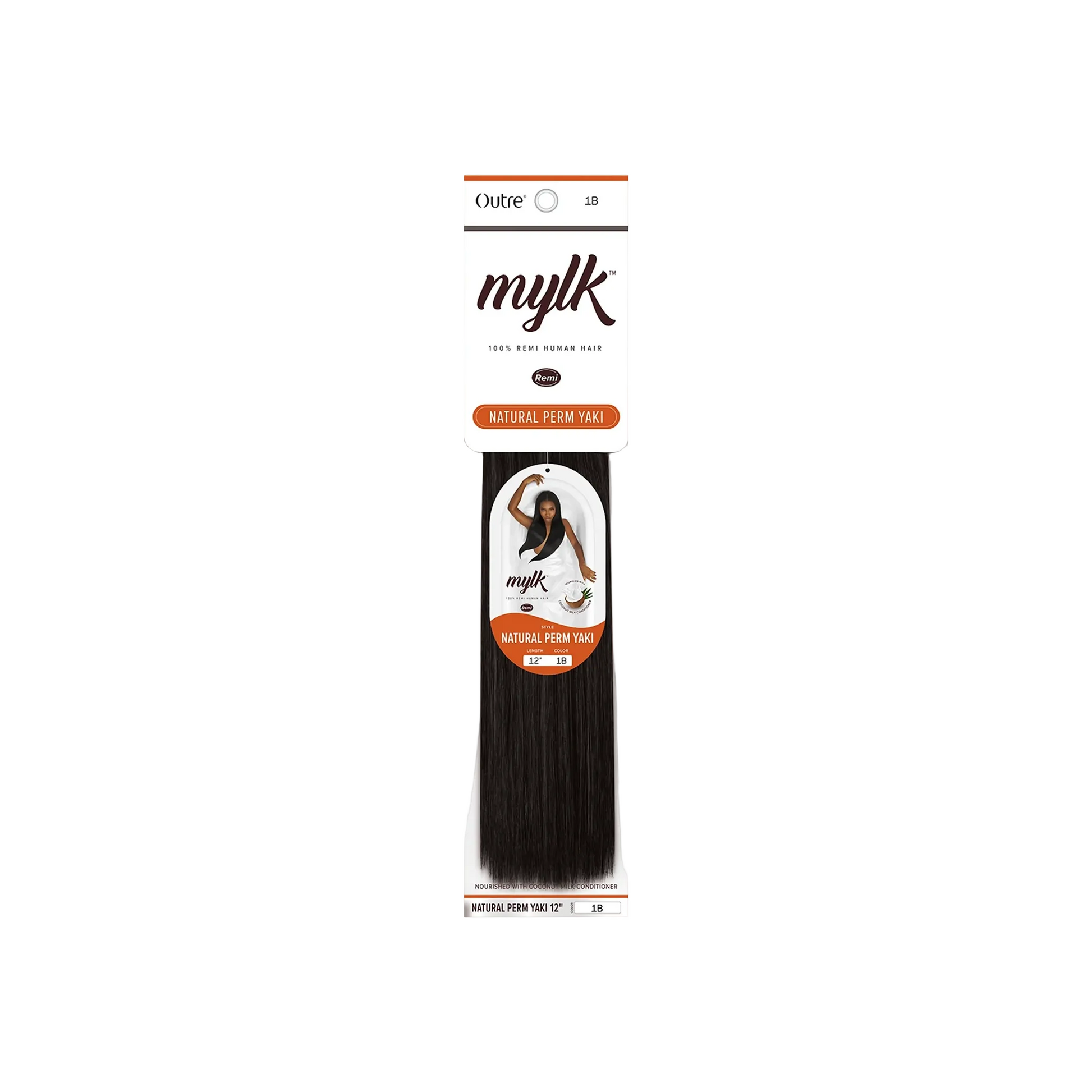 Remy human hair yaki straight extensions 12 inch with natural luster and smooth texture