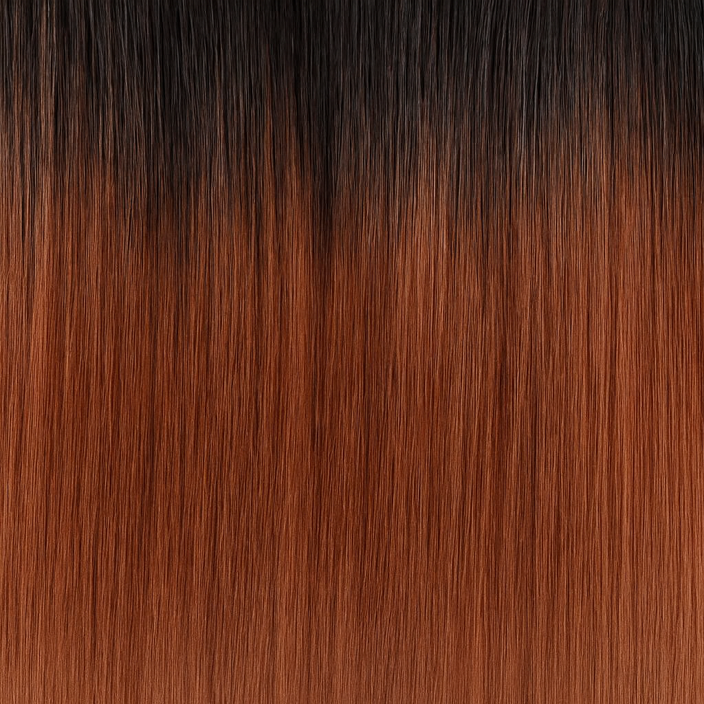 Medium length ripple wave drawstring ponytail in color OT30