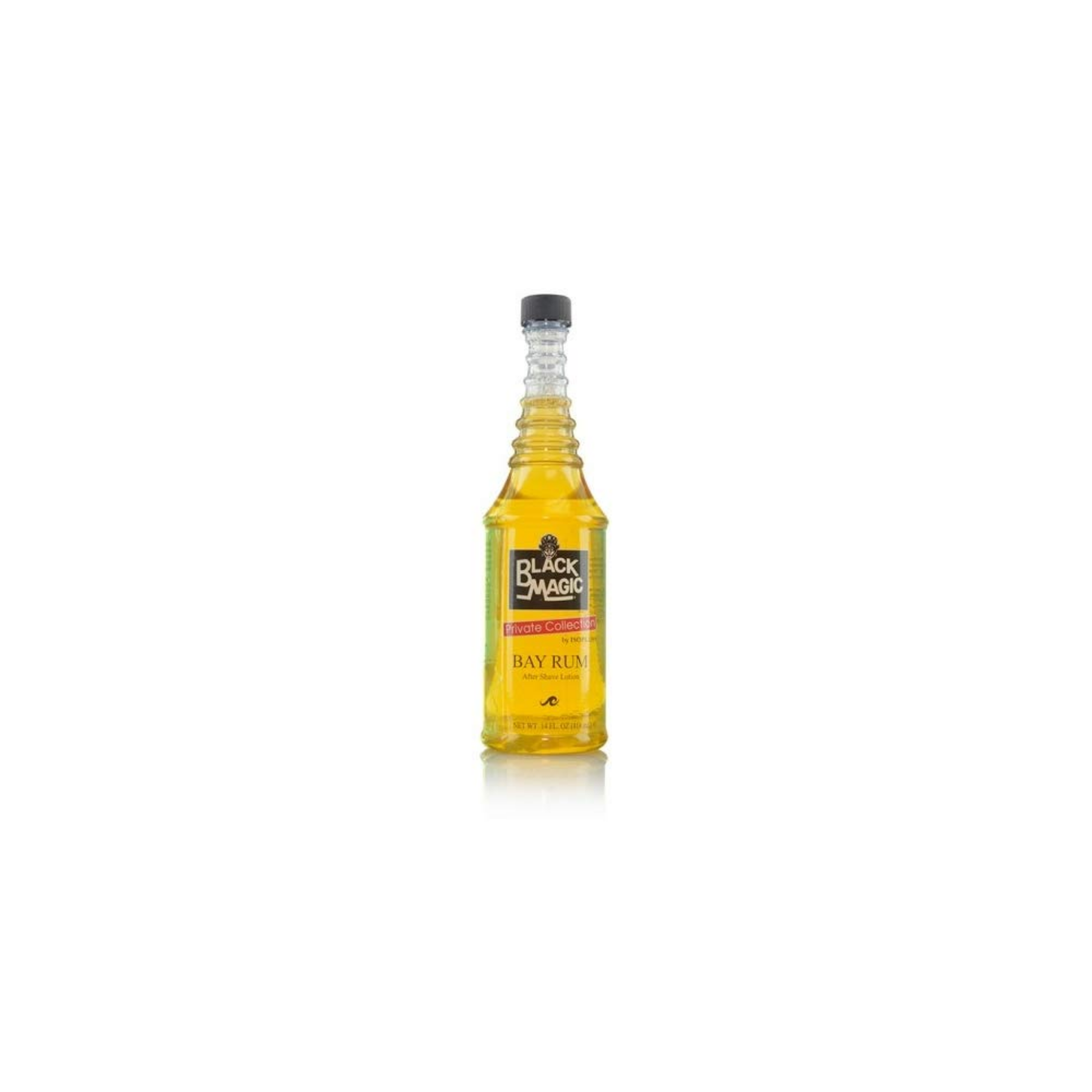 Golden Bay Rum after shave lotion bottle with vintage-style design