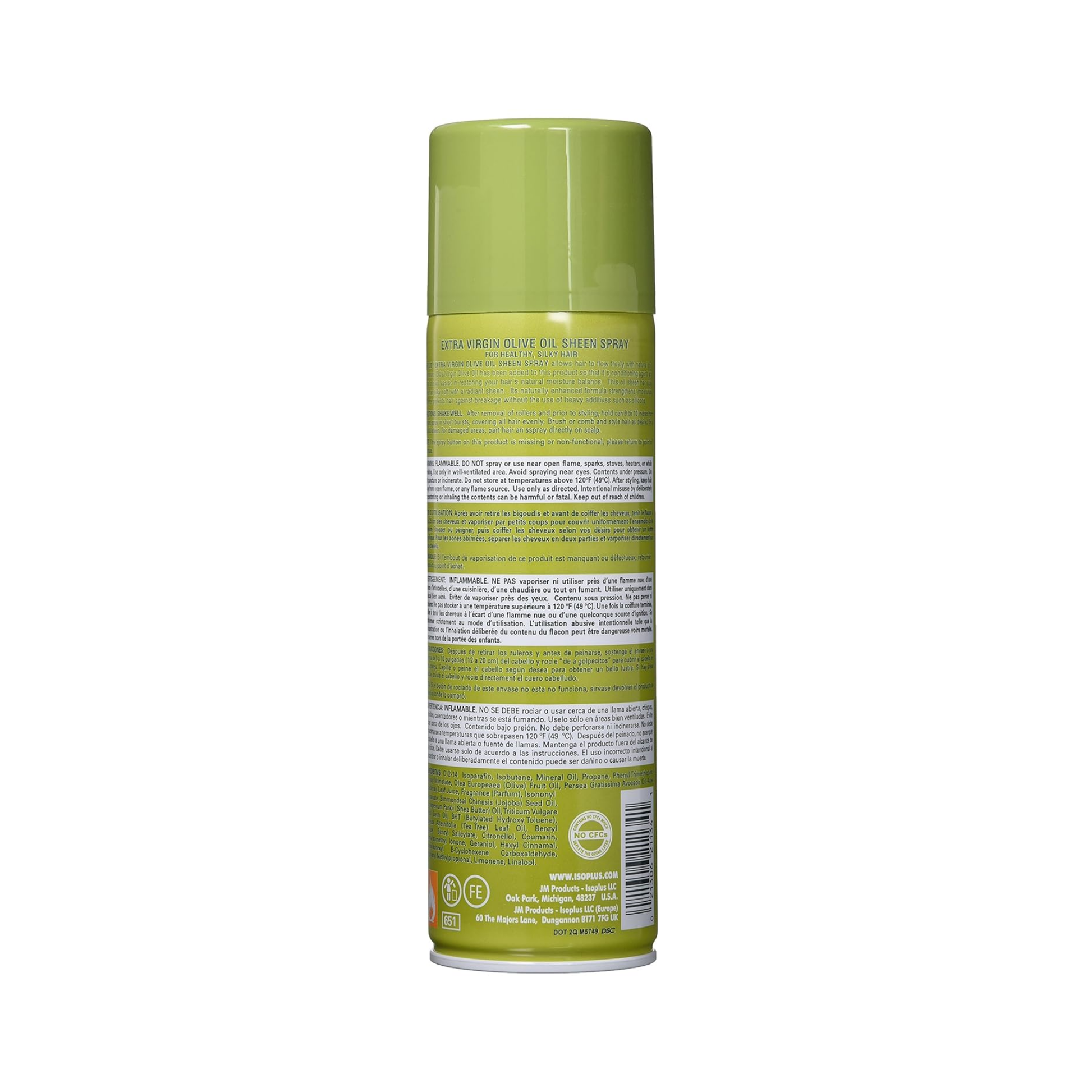 Extra Virgin Olive Oil Sheen Spray