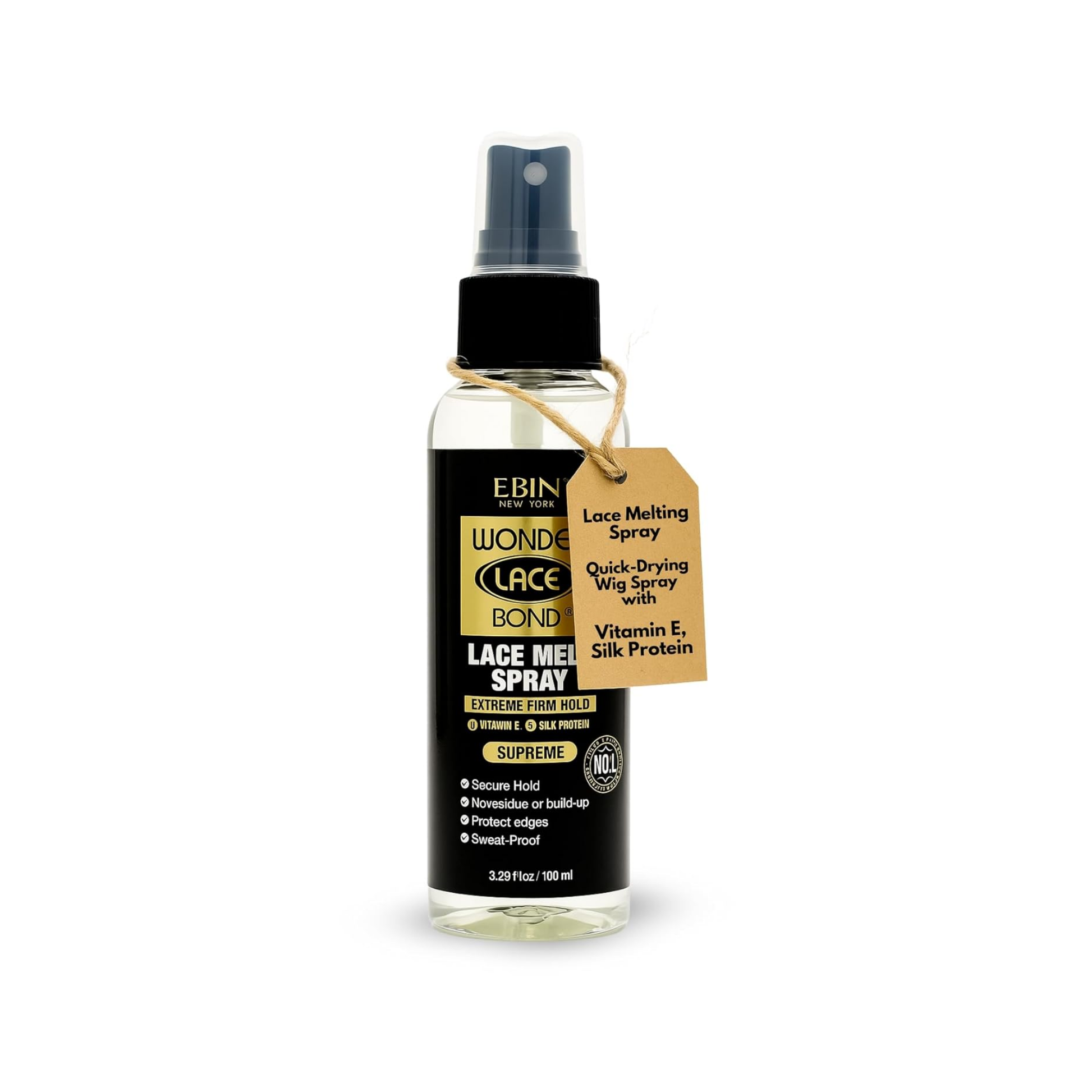 Lace Melt Spray Extreme Firm Hold Active