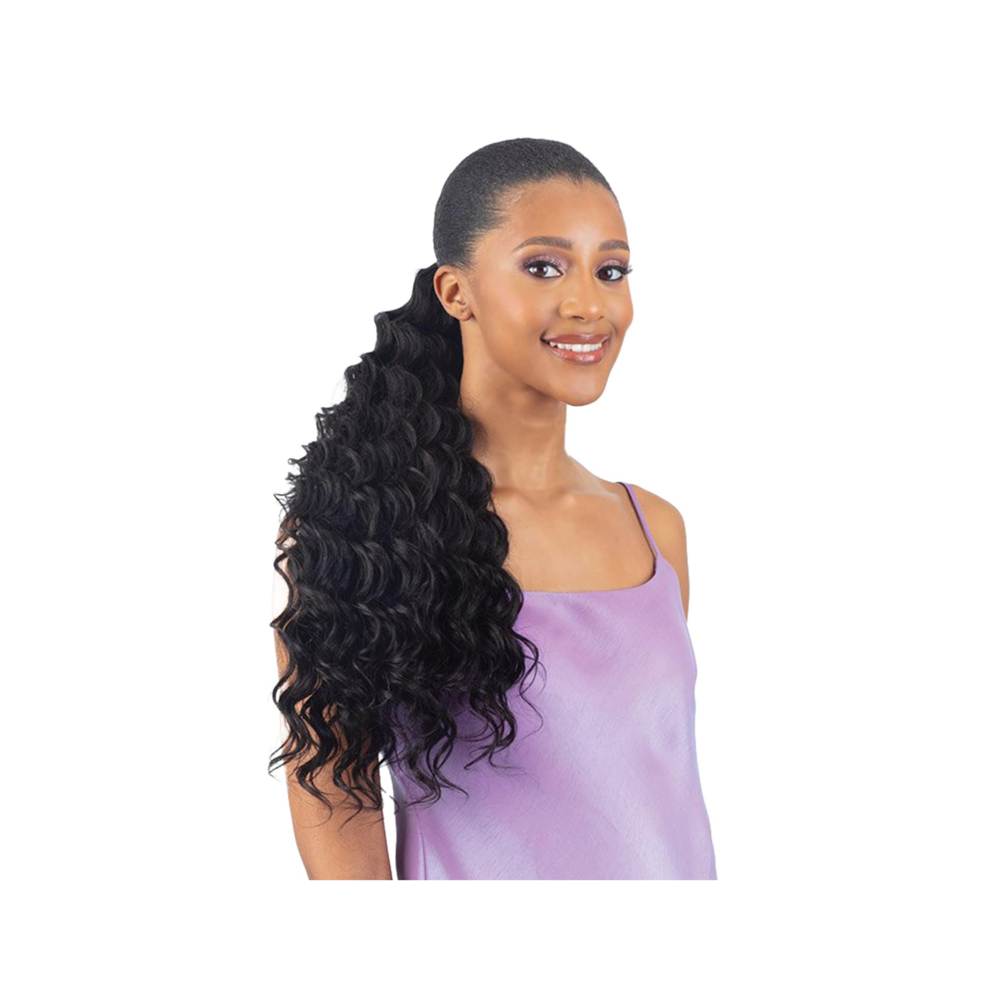  Soft loose deep wave synthetic weave 24 inch with full volume and natural-looking curls