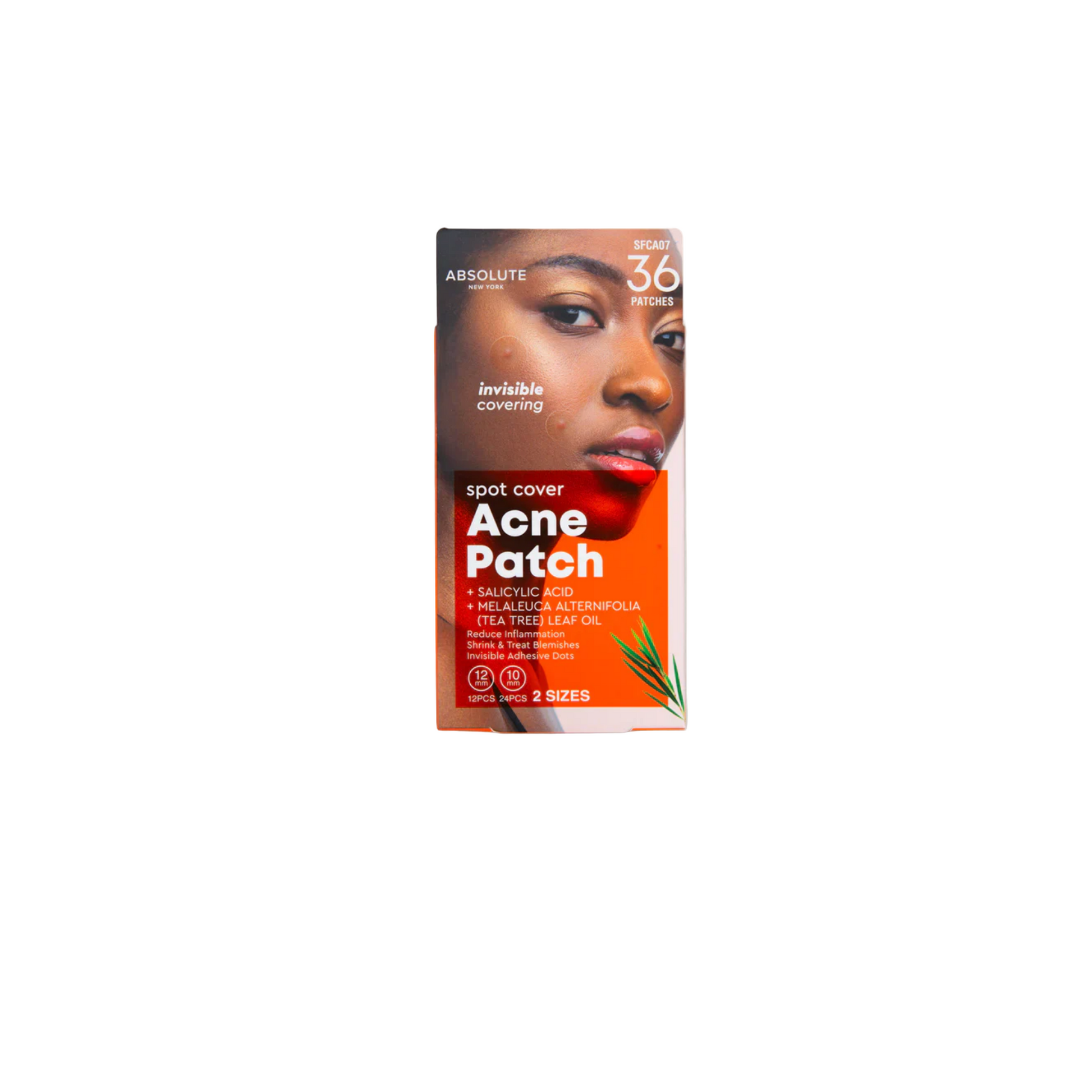 Invisible acne patch set with 36 hydrocolloid dots for blemish care