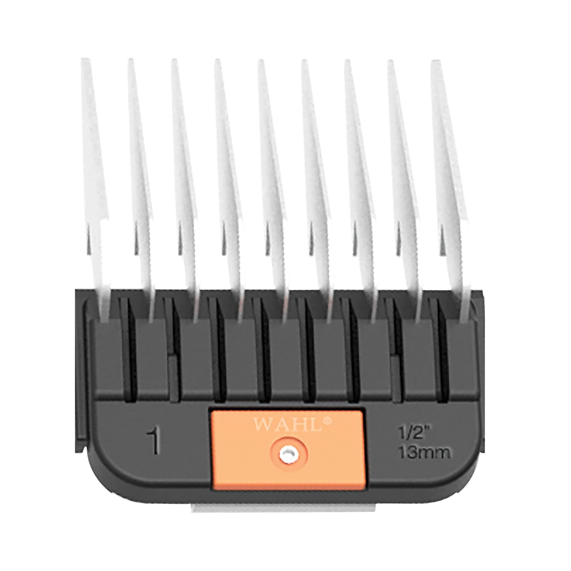 Stainless steel pet clipper guide comb size 1/2 inch number 1 orange plate