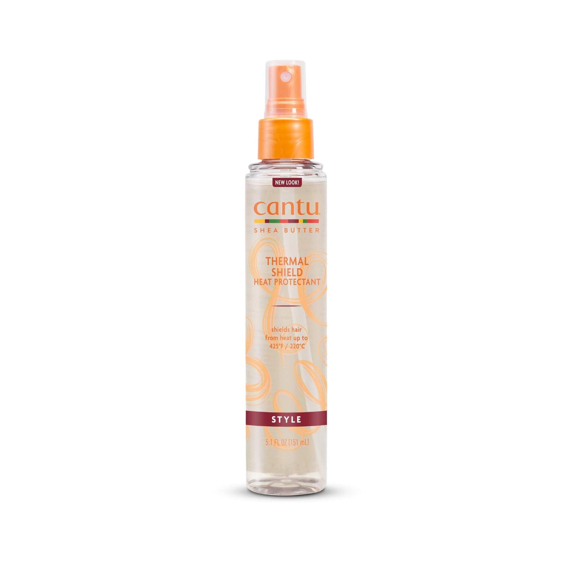 Thermal shield heat protectant 5.1oz unscented—shea butter moisture barrier, protects up to 425°F, smoother styling and flyaway control.