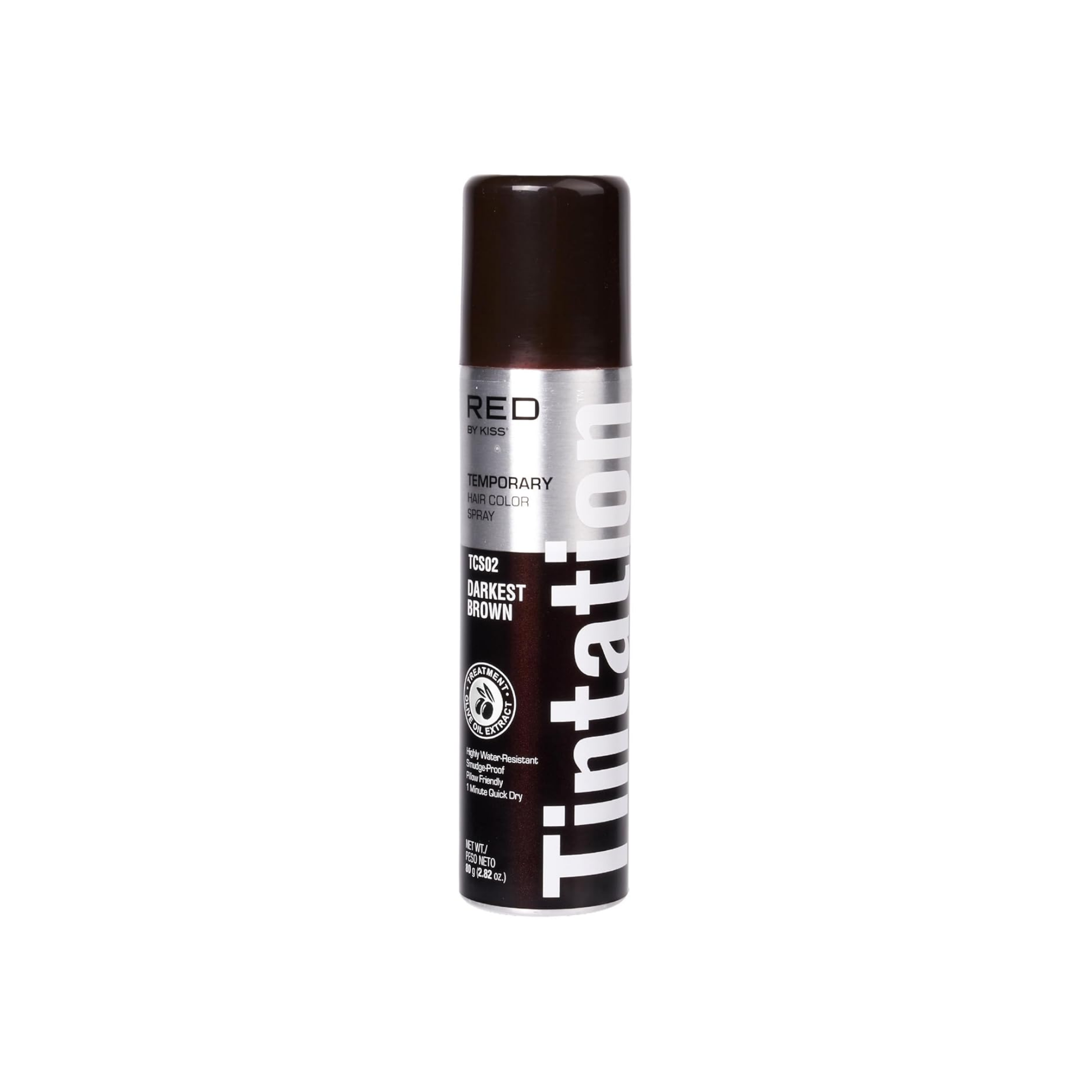 Darkest Brown root touch-up spray bottle for natural-looking gray coverage